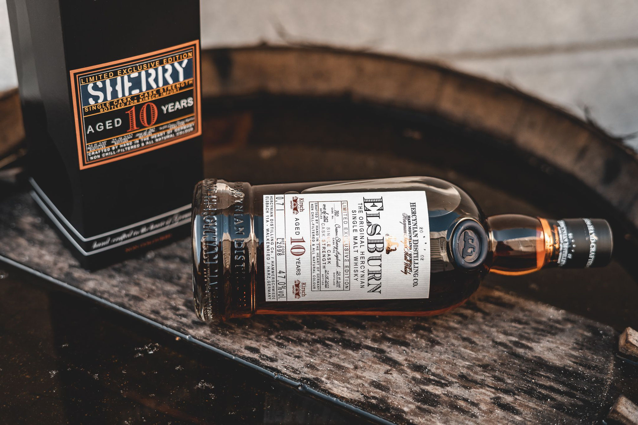 ElsBurn 2011/2022 - 10 Jahre - CaskN°: 760, Casktyp: 1st Fill Cream Sherry Hogshead - The Original Hercynian Single Malt Whisky - 47% Cask Strength