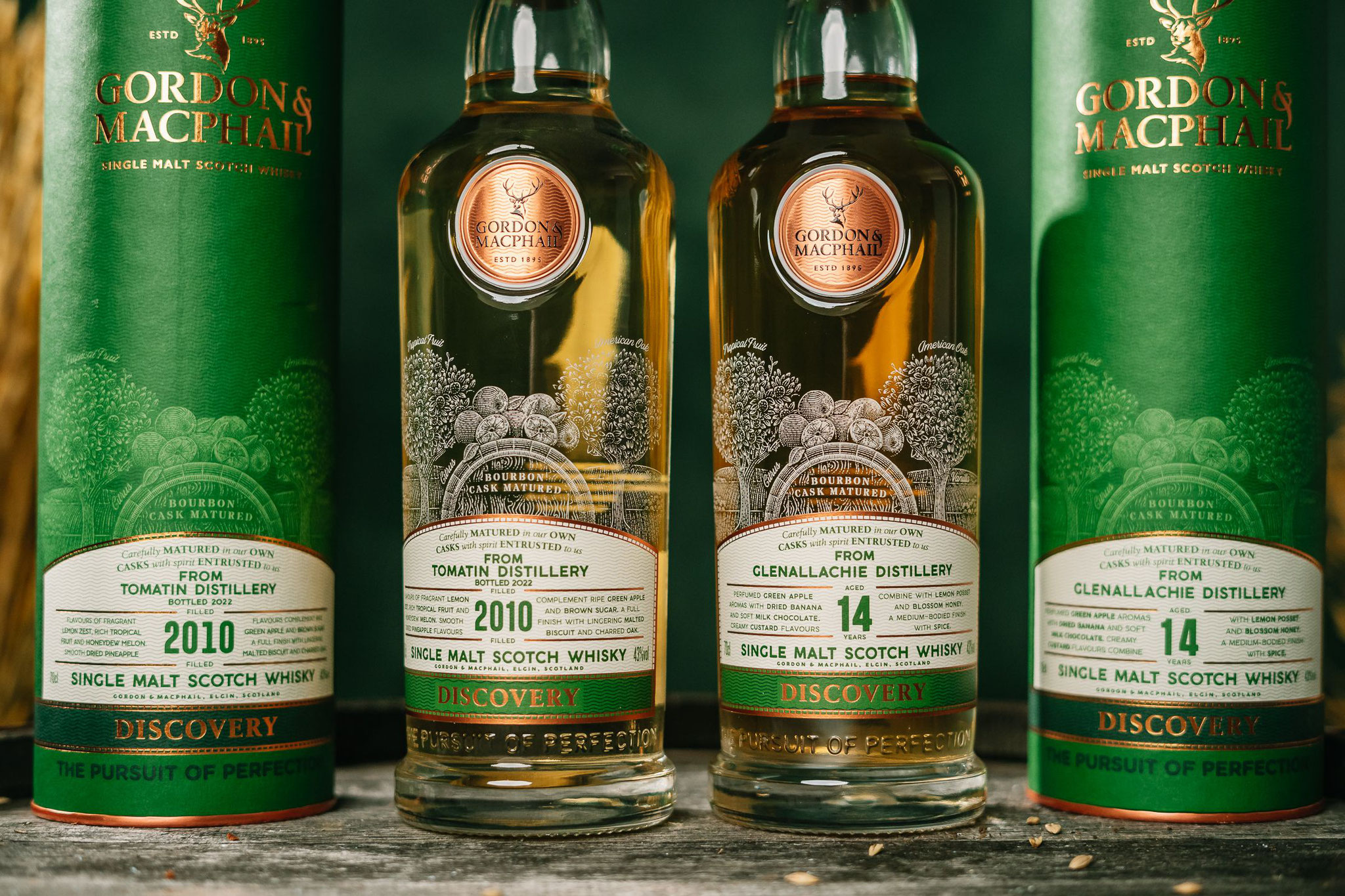 To discover: two new Bourbon Cask Matured expressions from Gordon & MacPhail's Discovery Range