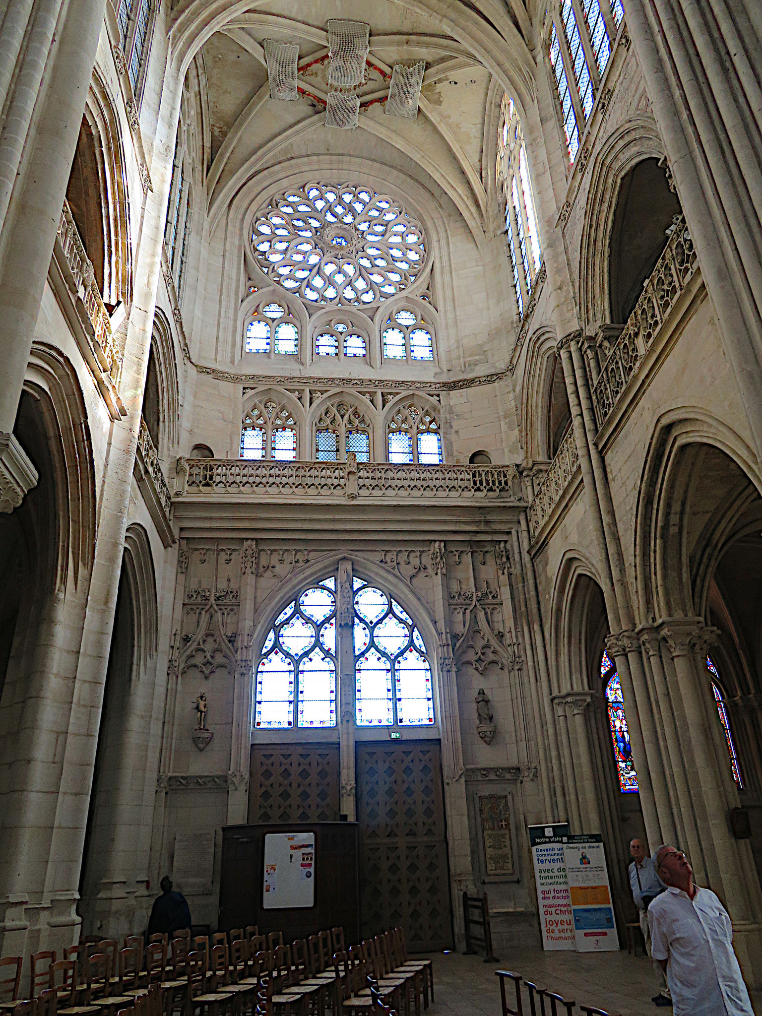 Cathédrale Notre-Dame de Senlis, le transept sud 