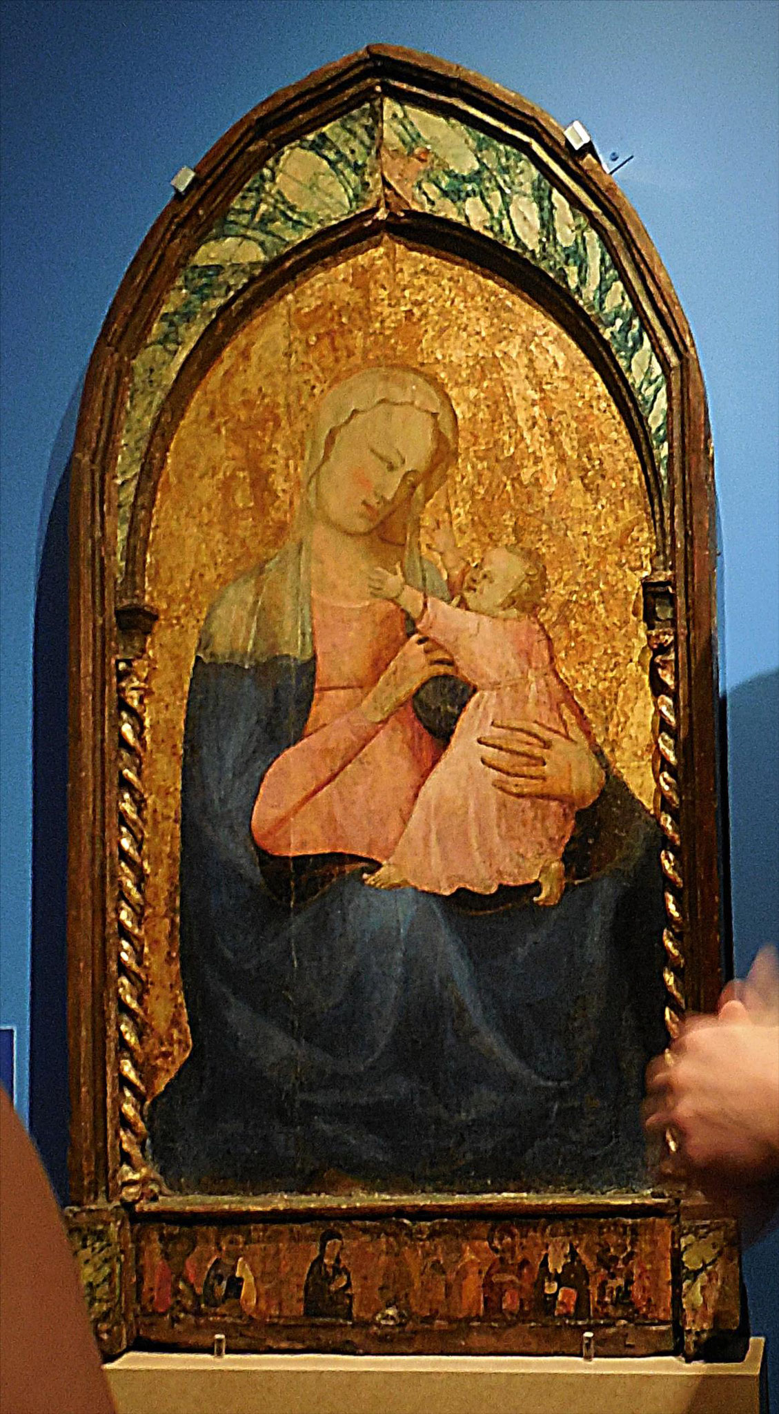 Giovanni di Francesco Toscani, La Vierge d'humilité vers 1415- 1420, Florence / Abbaye de Chaalis