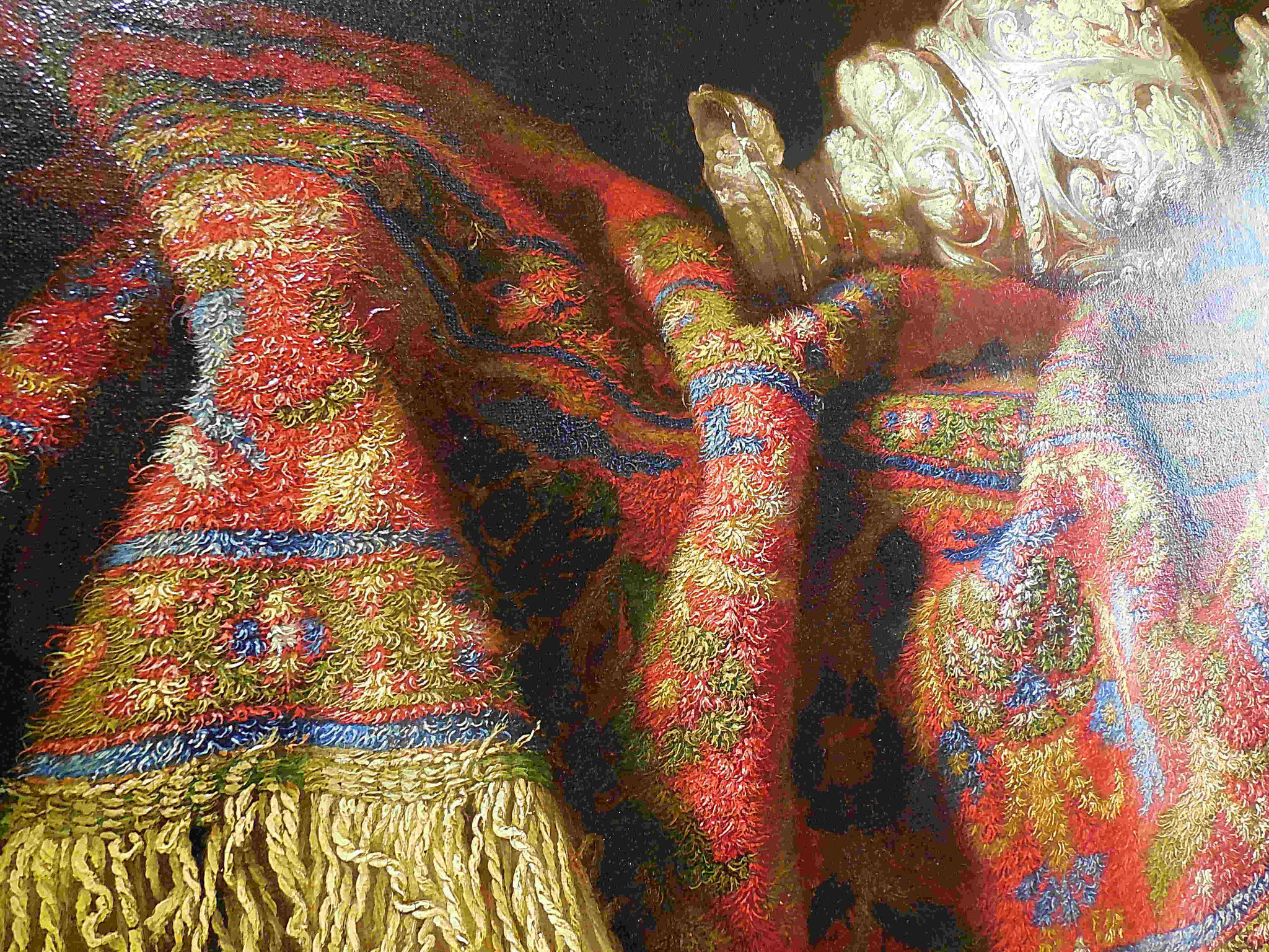Noletti, Nature morte au tapis et à l'aiguière, détail, vers 1640 / MUDO