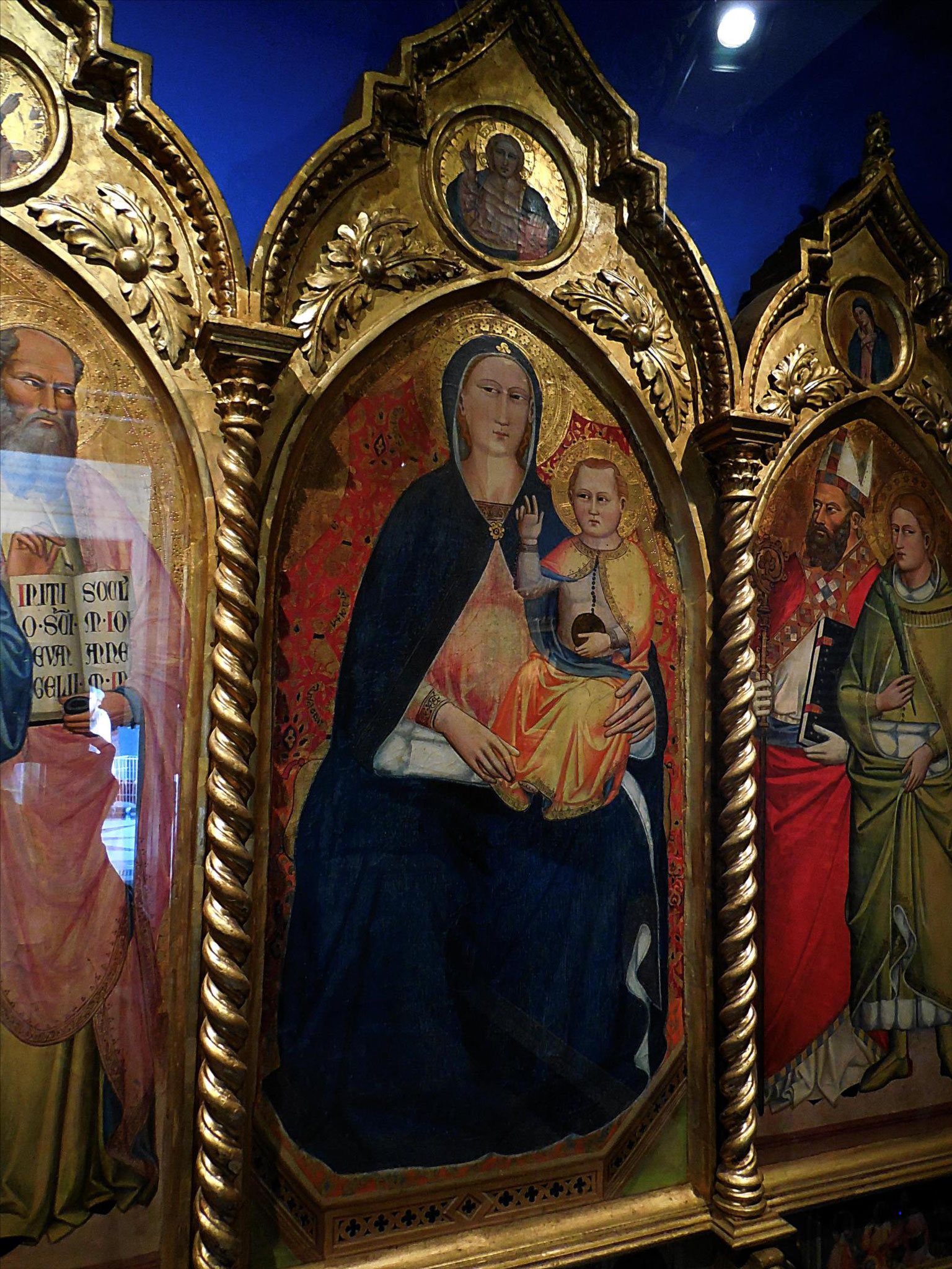 Retable Radziwill, XIVe et XIXe siècles, Toscane, détail / Ermenonville