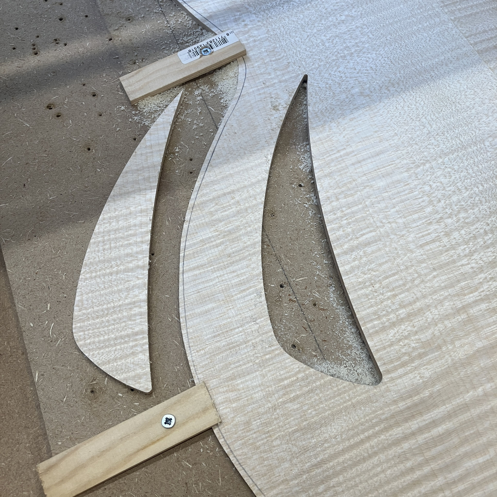 Routing the soundhole