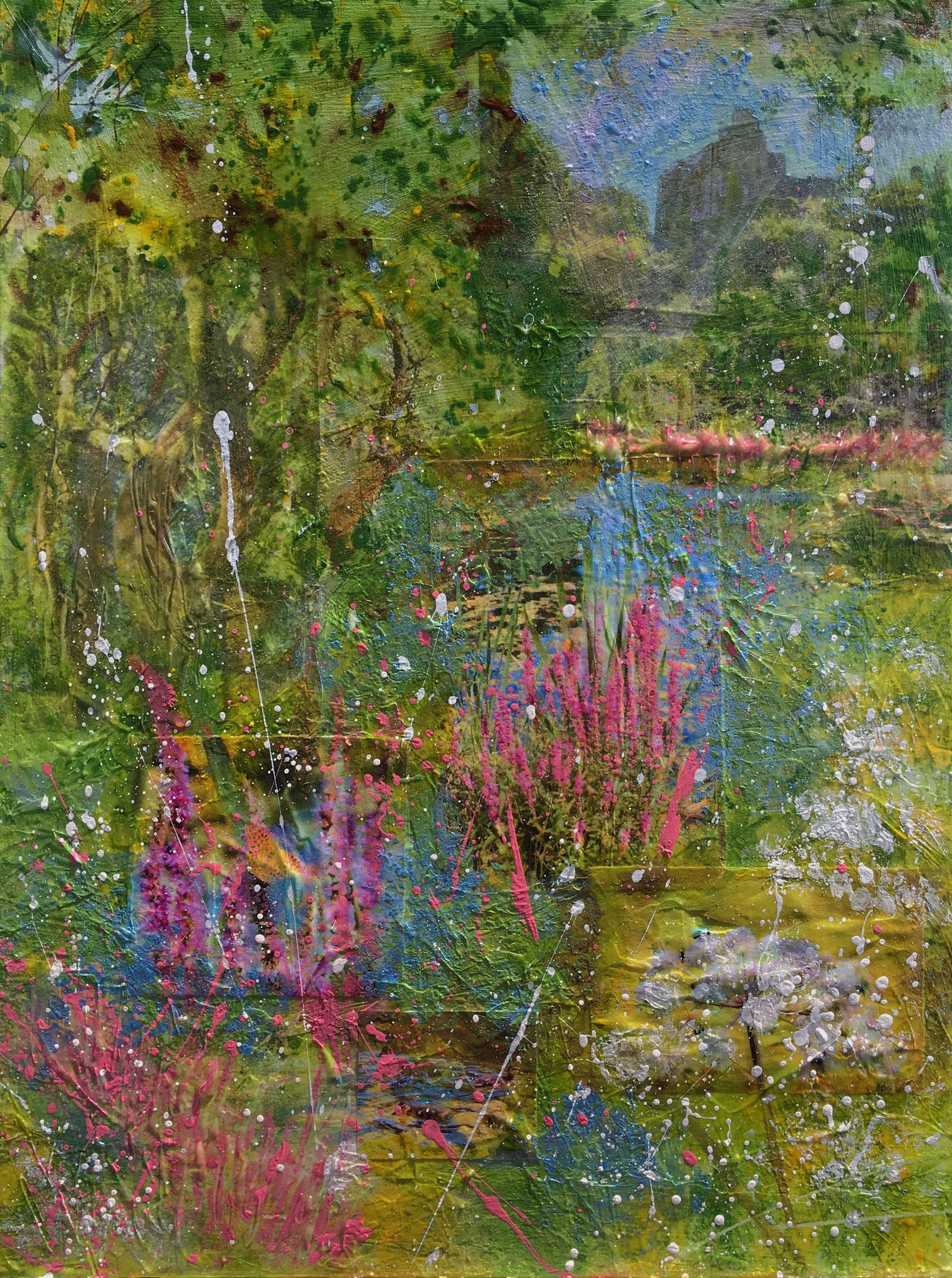 Berry Pomeroy Castle-collage