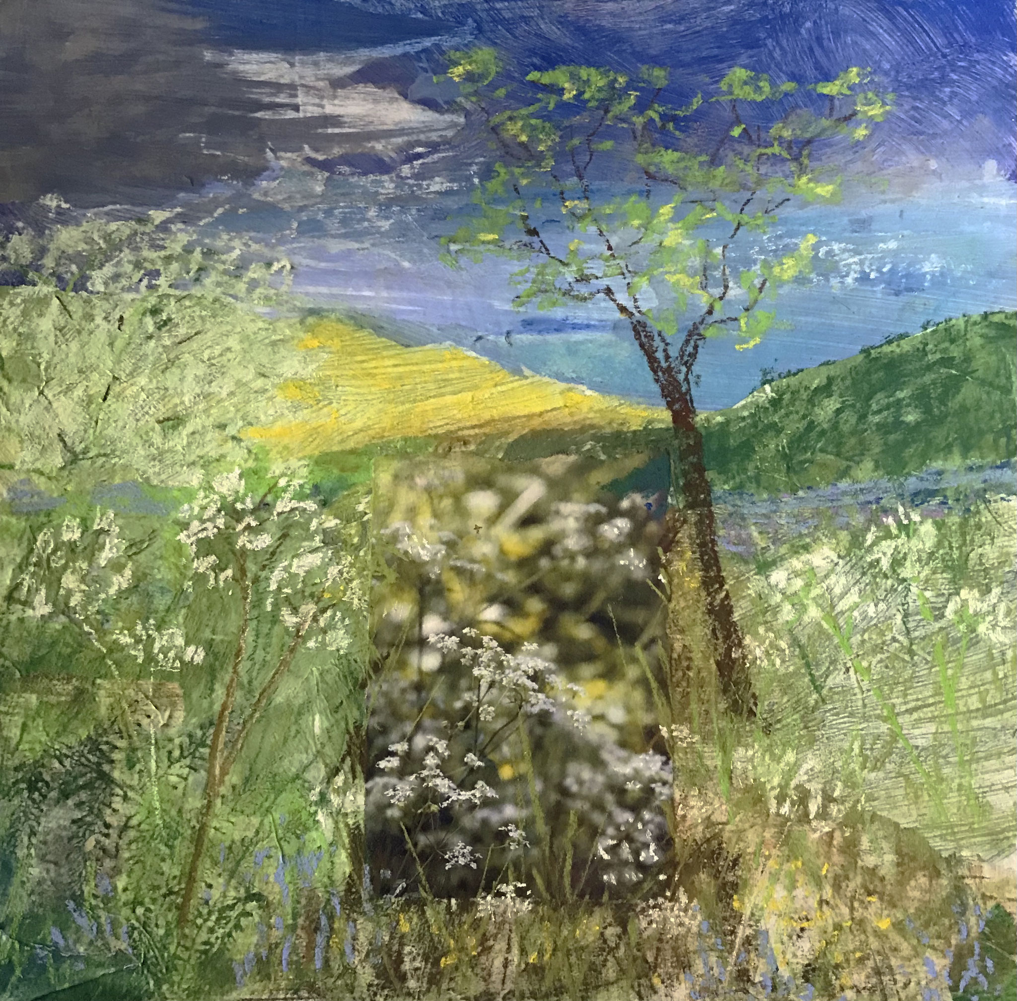 Mixed media/collage- Spring