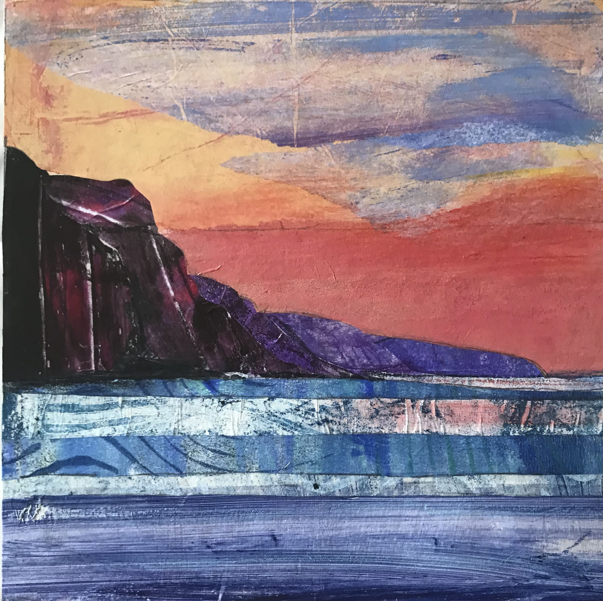 Sold-Collage of monoprints