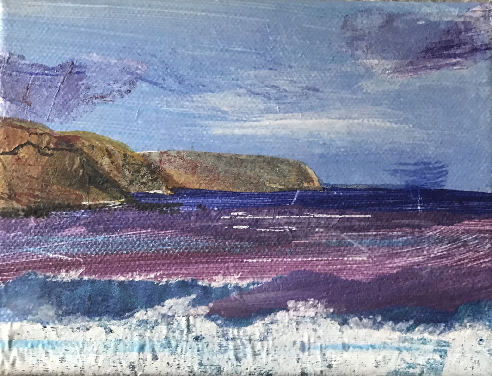 collage of monoprints -tiny