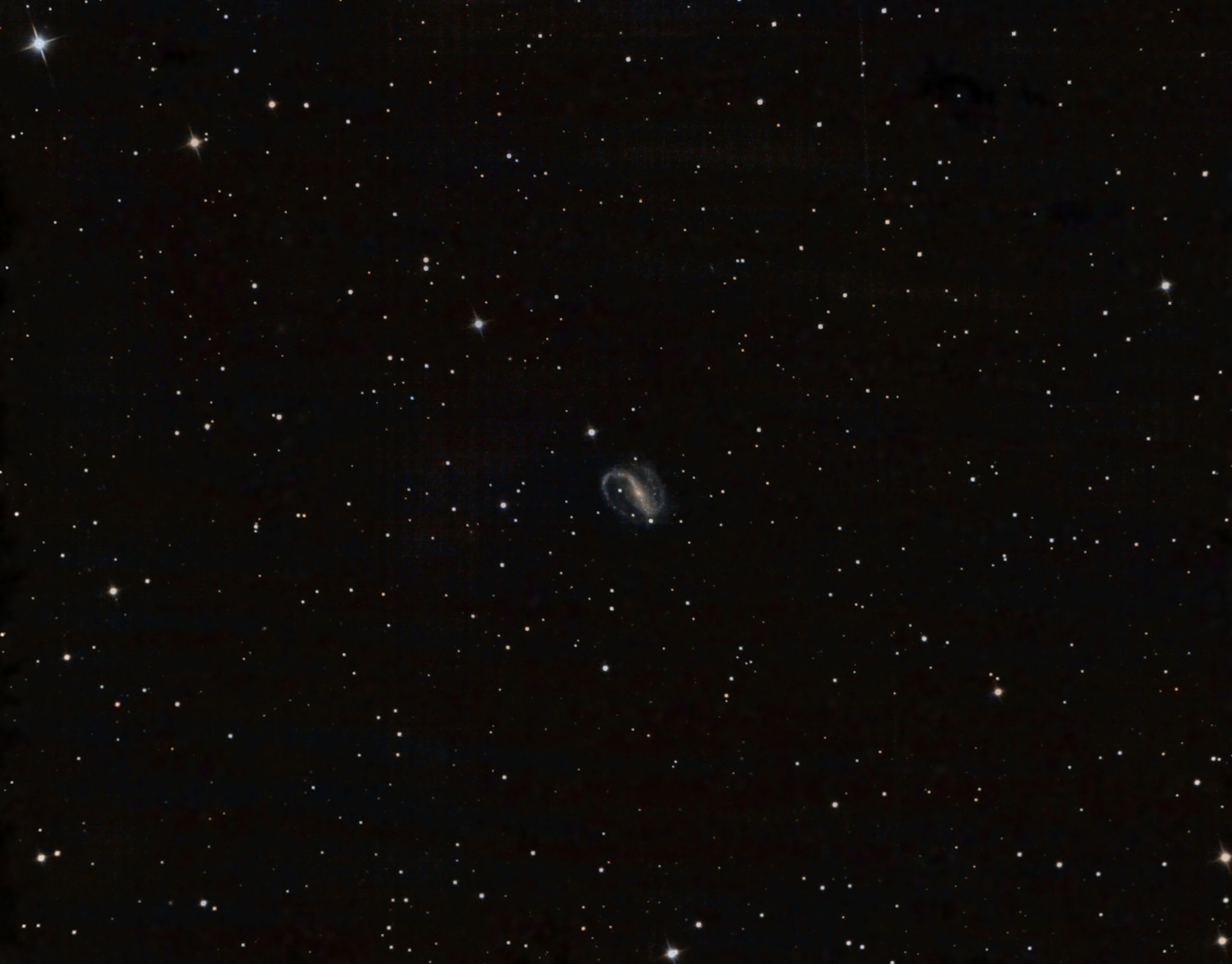 NGC7479, L (12x900), Ha (12x900), RGB (6x300), 15 octobre 2016, Lionel