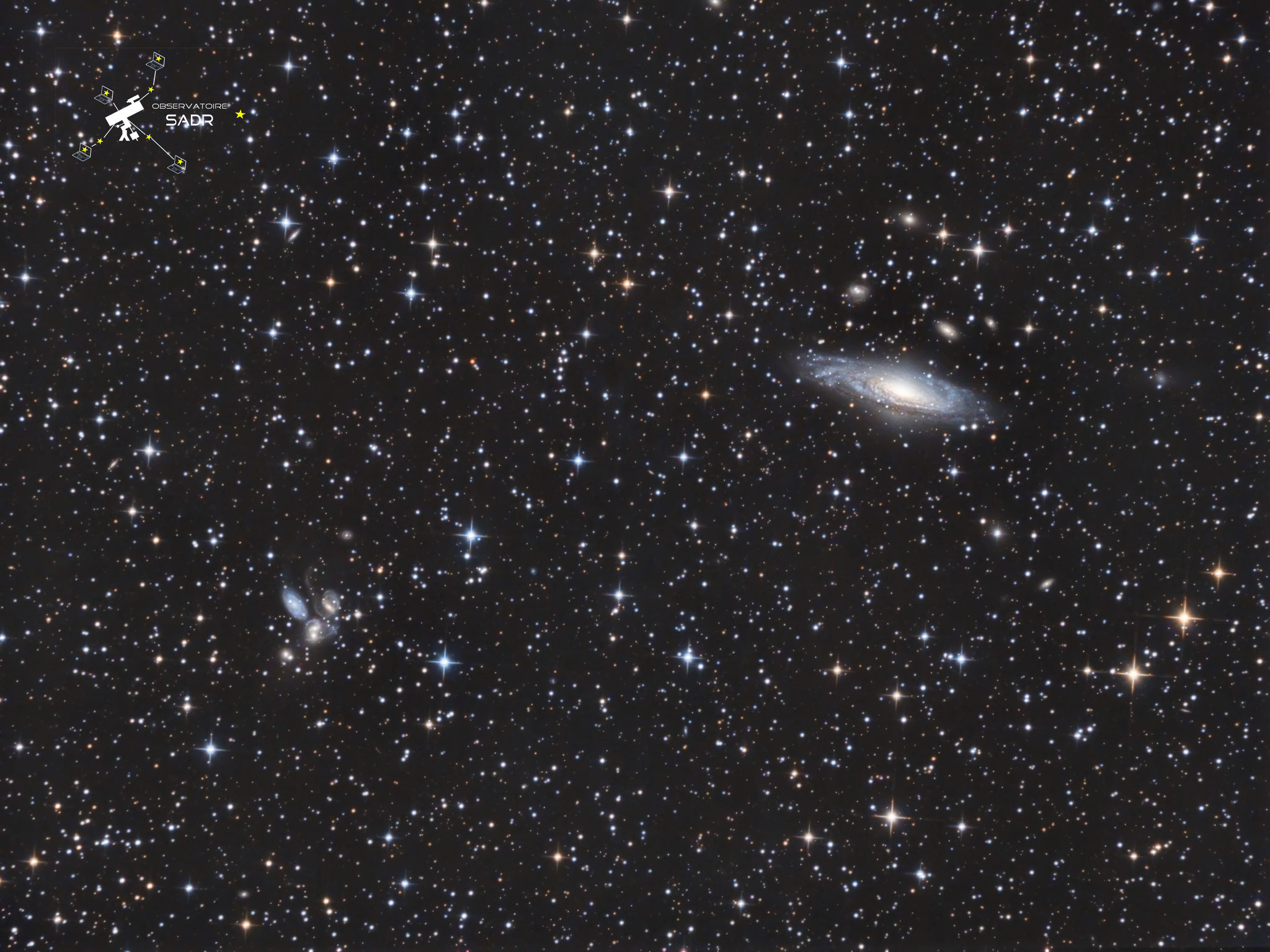 NGC7331, 40x300s, août 2017