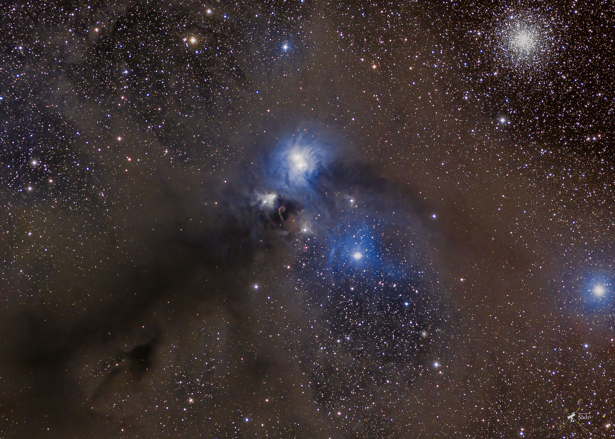 Le nuage moléculaire de Corona Australis, L127, Sadr Chili, Loïck