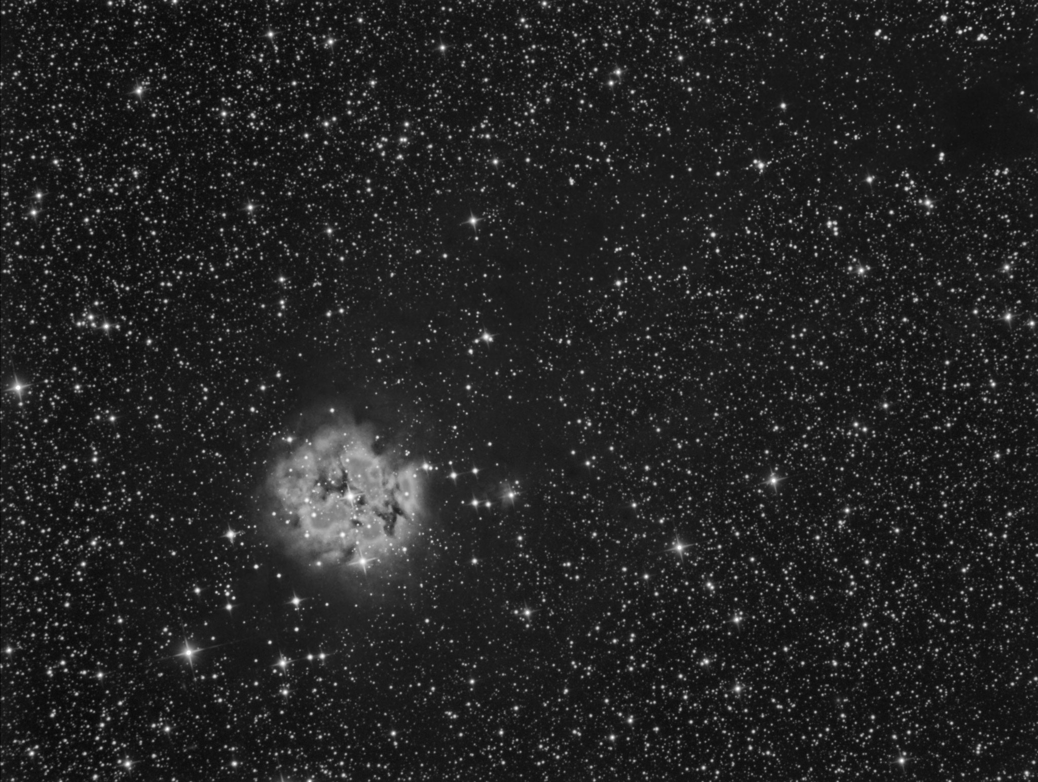 IC5146, 6x300s en luminance, image de test, 25 août 2016