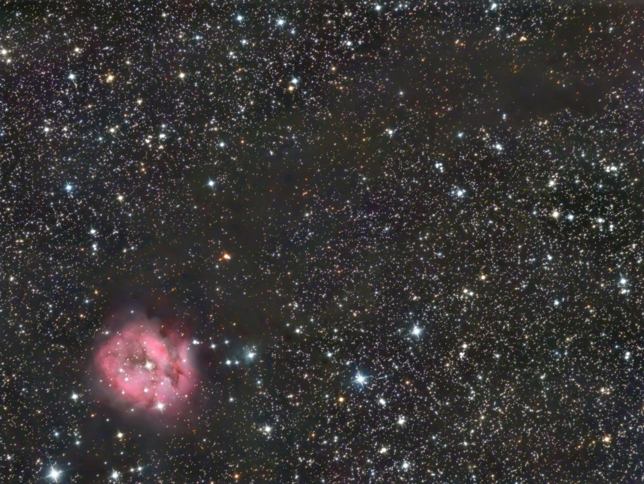 NGC5146, la nébuleuse du Cocon, décembre 2016, Fabien