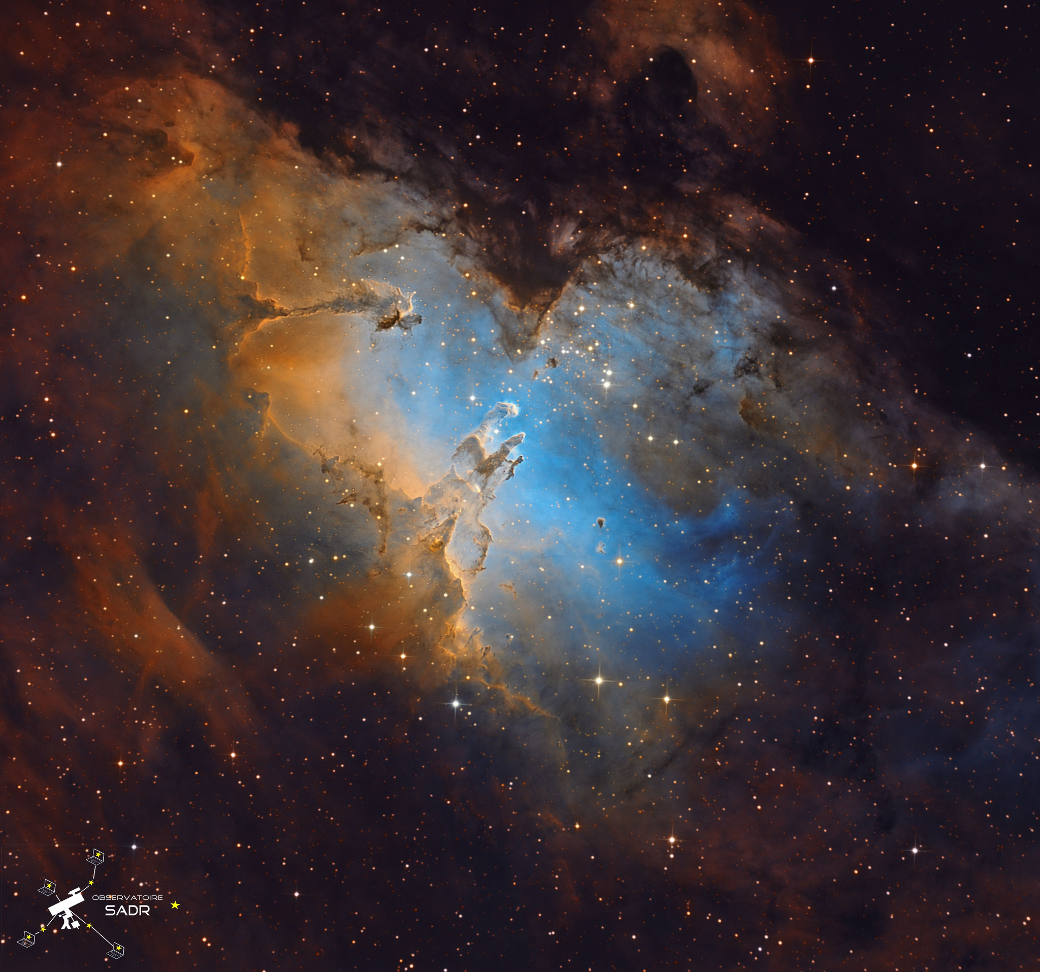 M16, la nébuleuse de l'Aigle, total 22h, septembre 2019, Arnaud