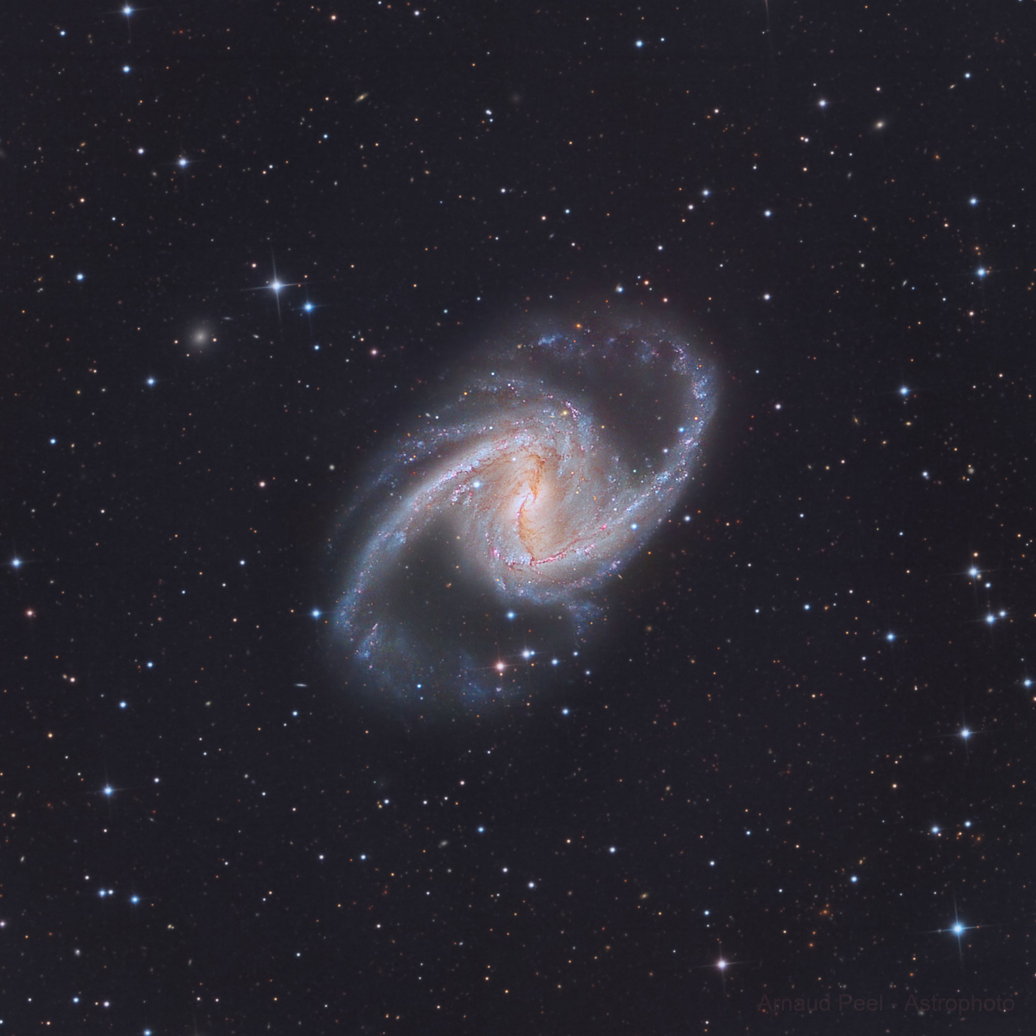 NGC 1365, Atria Team, Planewave CDK 17", L(165x180) R(18x420) V(20x300) B(20x300) = 13h41