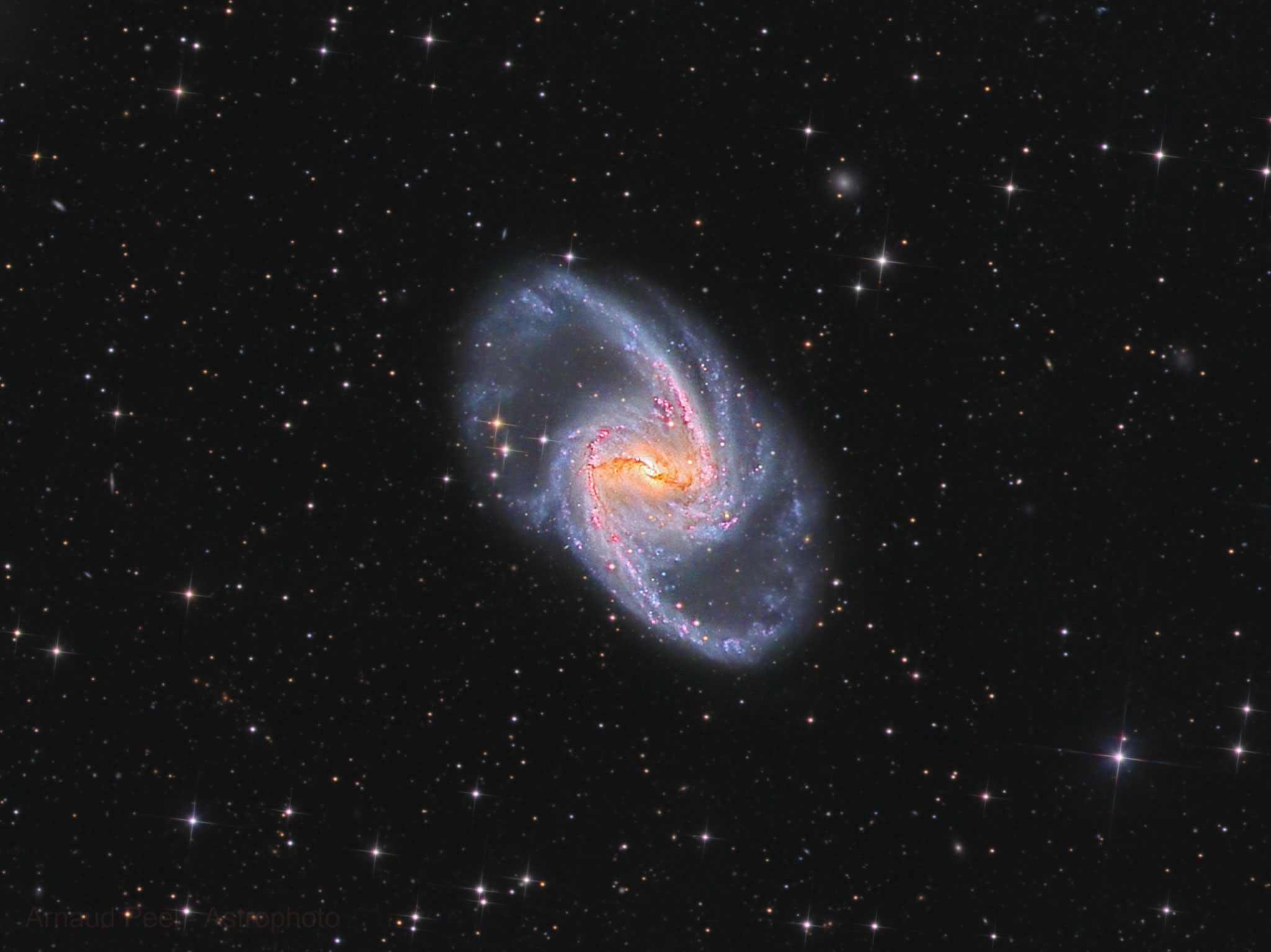 NGC1365, L(208x300) RVB(26, 40, 31 x 300), T355, Sadr Chili, Arnaud