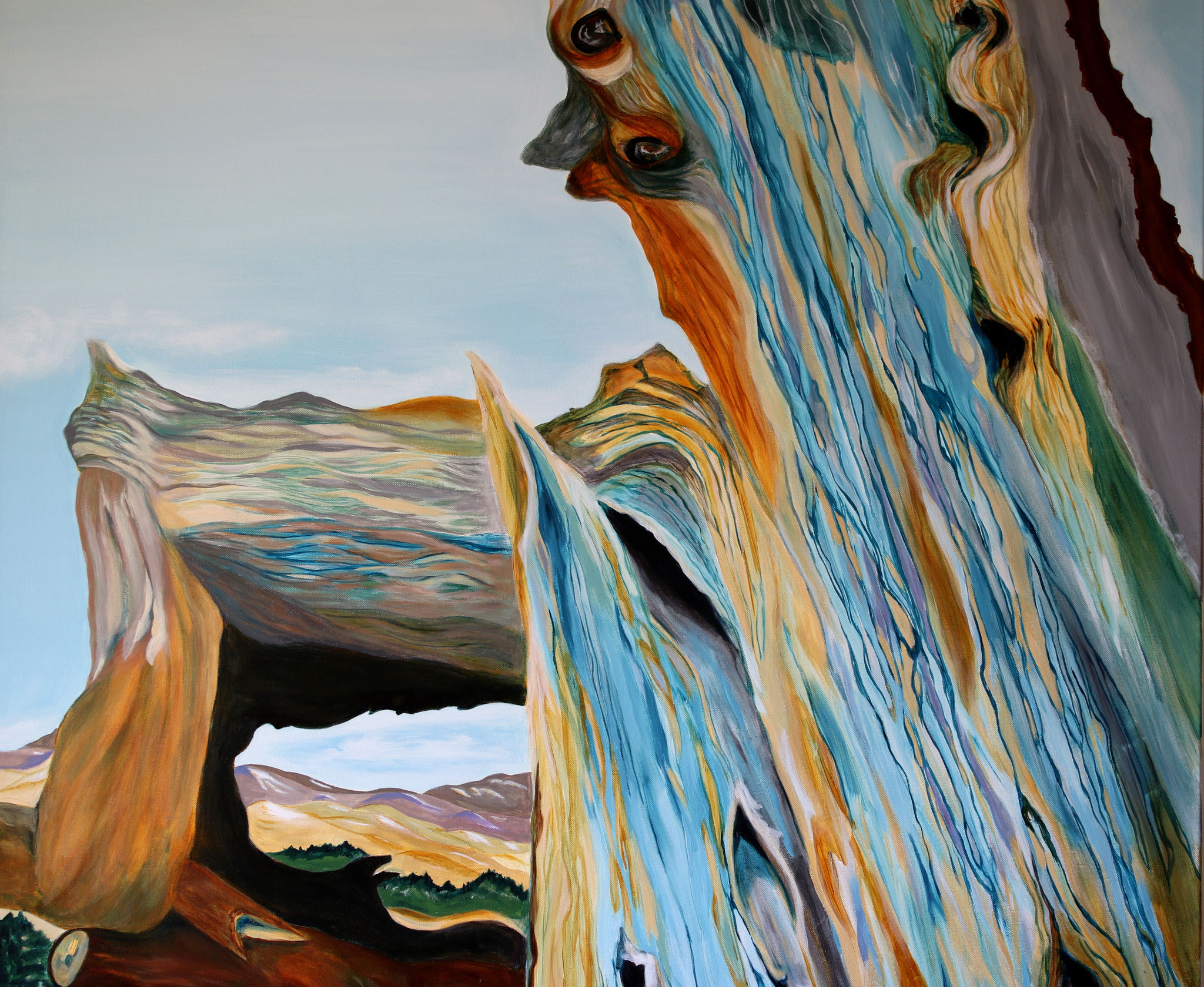 Opening, Acryl Leinwand, 100 x 100 cm