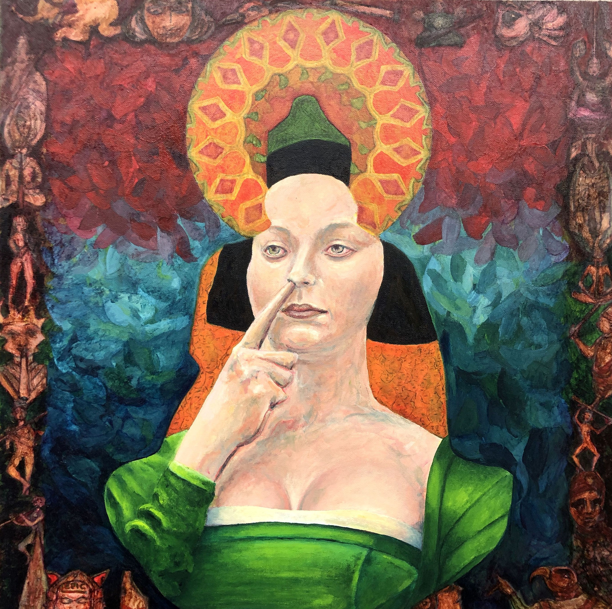 THE INNER LIGHT  Acryl auf Leinwand     60 x 60 cm