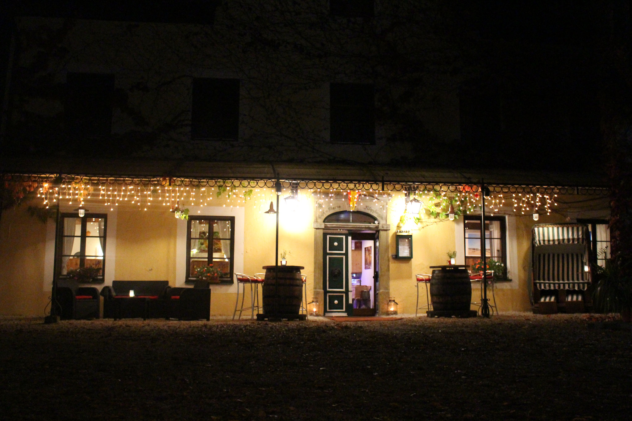 Herbst Terrasse