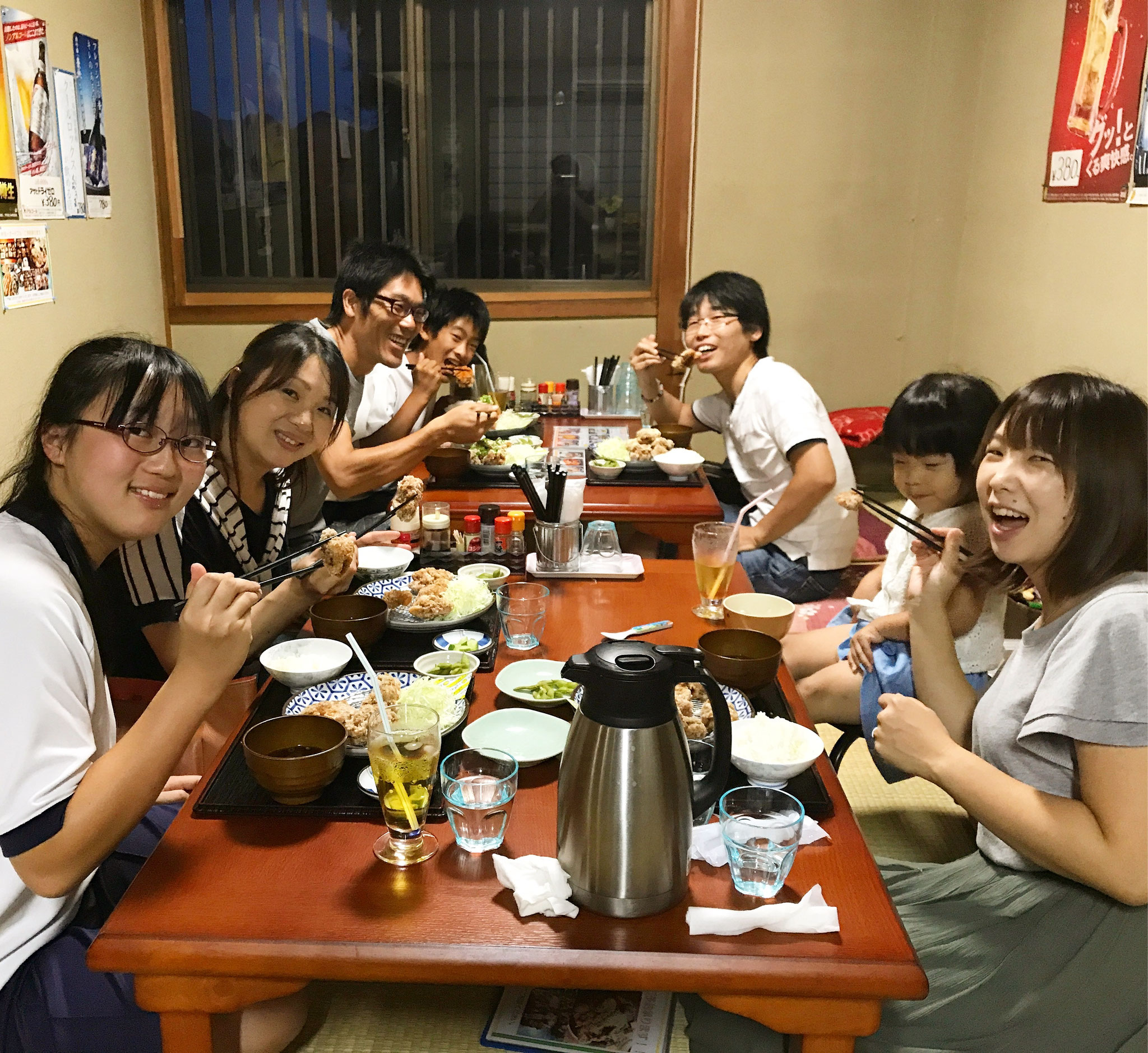 気の合う仲間との楽しいお食事もできます。