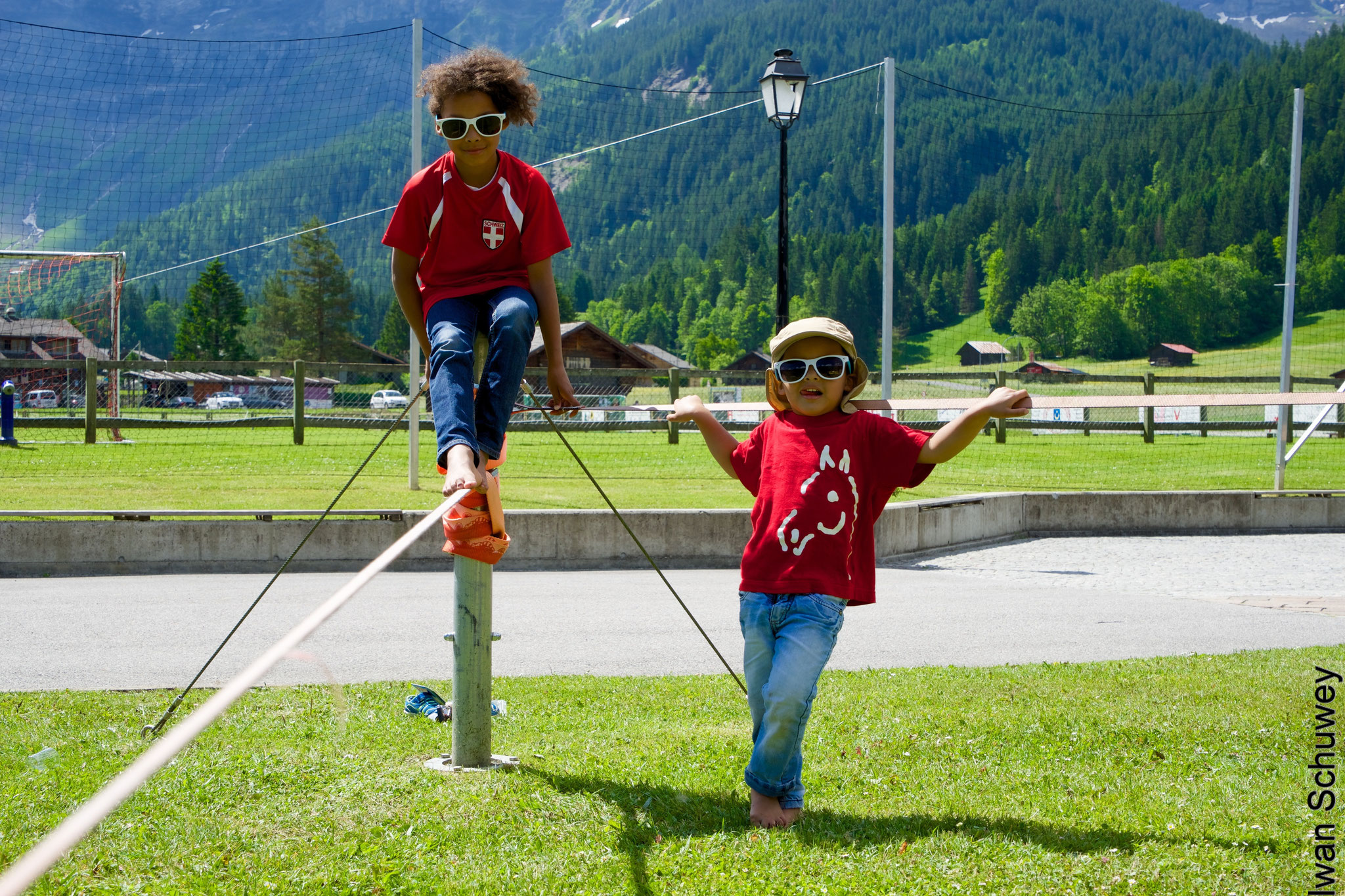 Slackline Diablerets