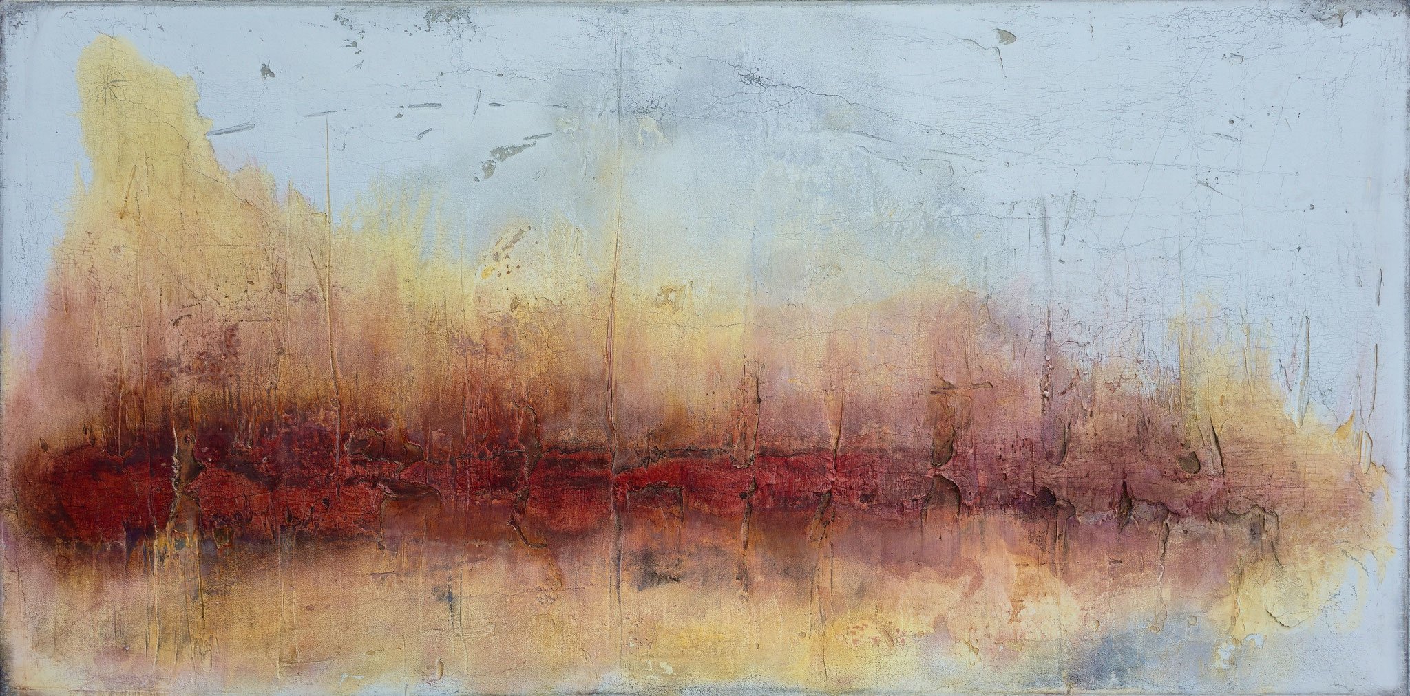 26-01 140 x 70 cm Marmormehl-Sumpfkalk auf Leinwand