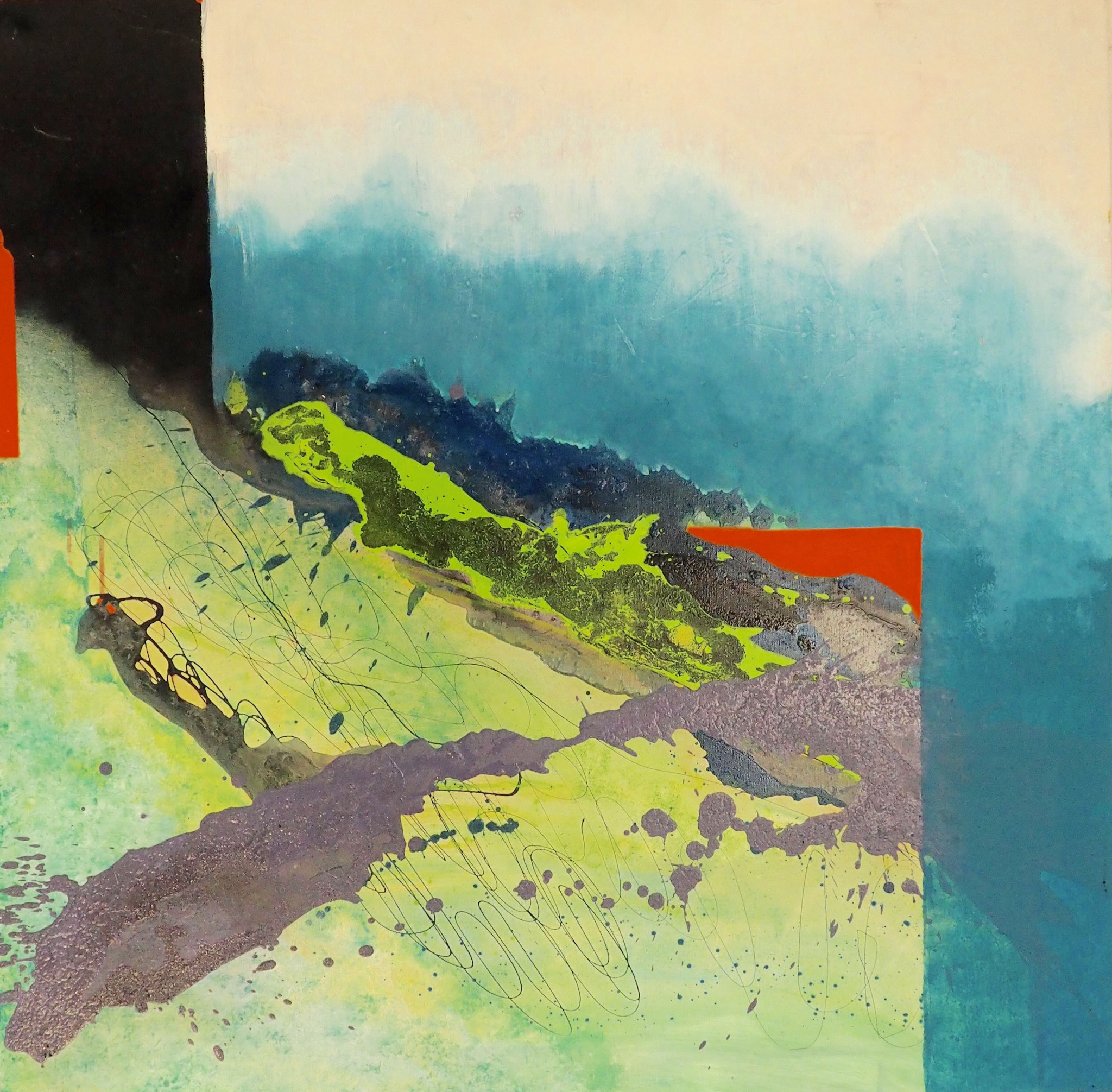 14-12 - 100 x 100 cm Acryl auf Leinwand