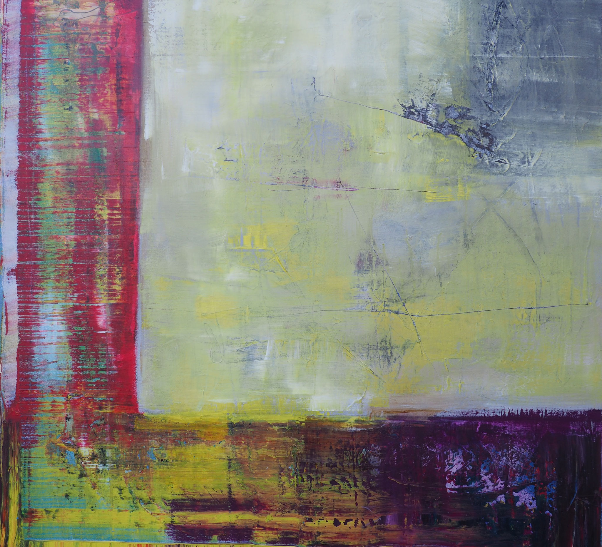 14-11 - 100 x 100 cm Acryl-Mischtechnik auf Leinwand