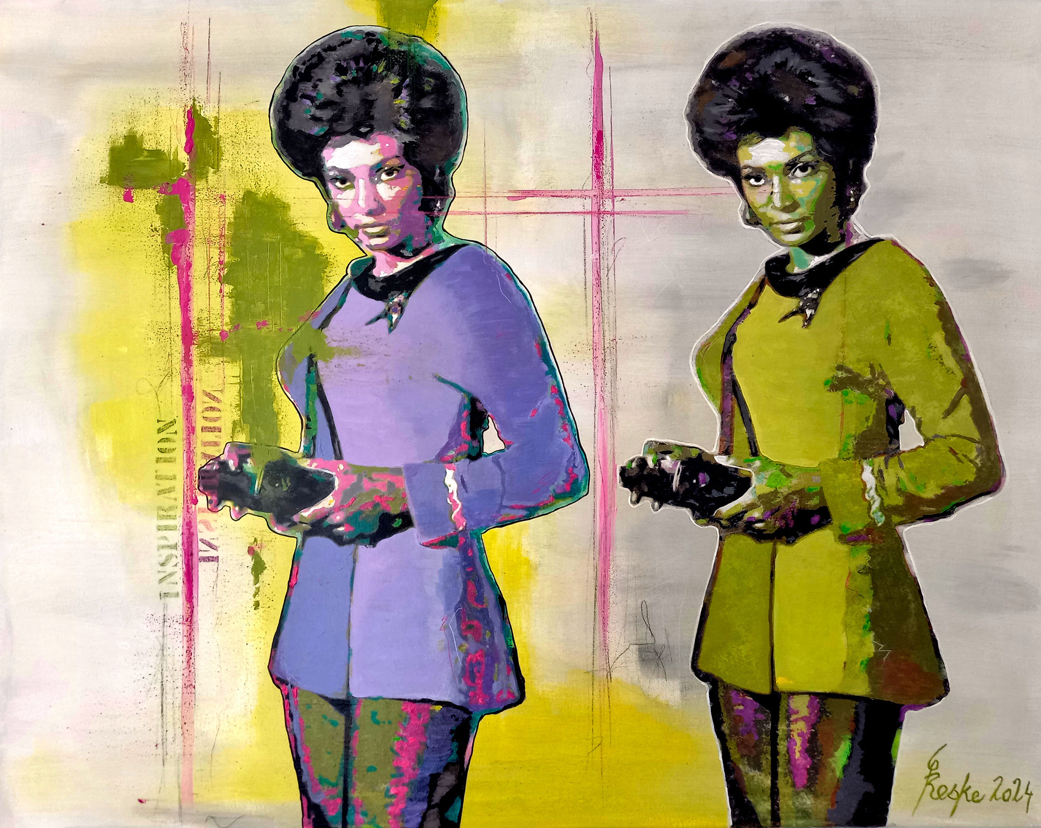 Ltd. Uhura - inspiration - (Raumschiff Enterprise) - 92x73 cm - 2400 €