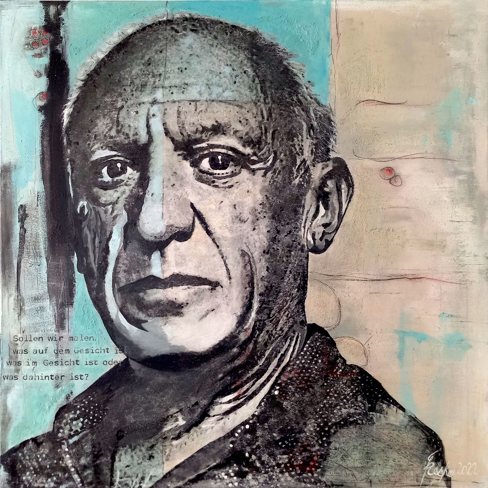 Pablo I - 80x80 cm, Preis 3000 €