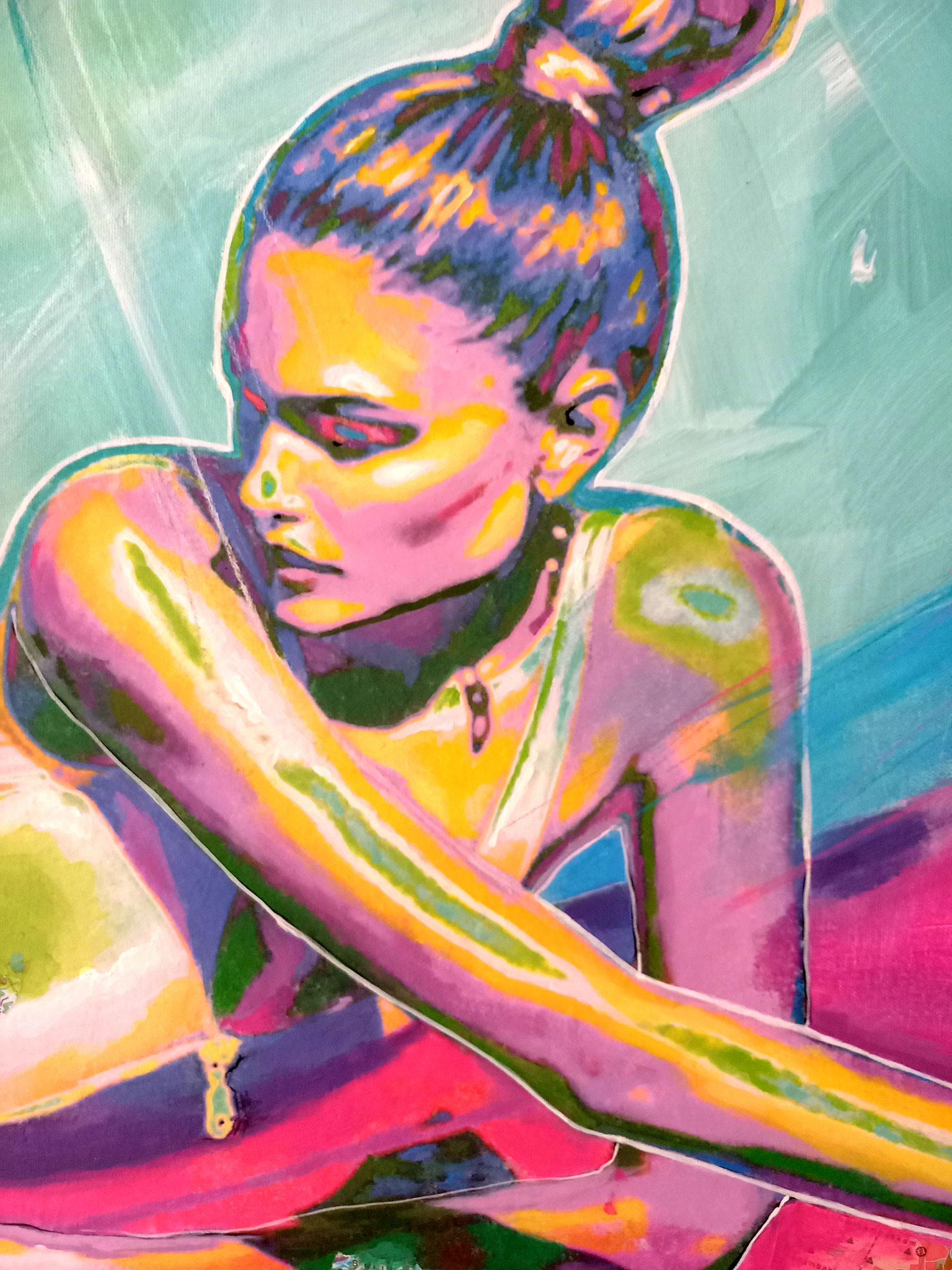 Die Badende XV - Detail