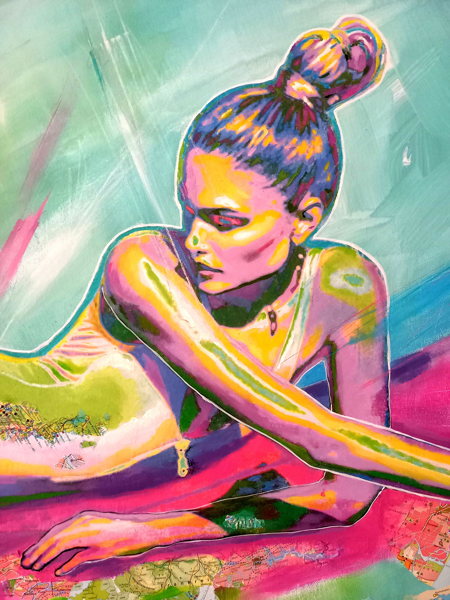 Die Badende XV - Detail