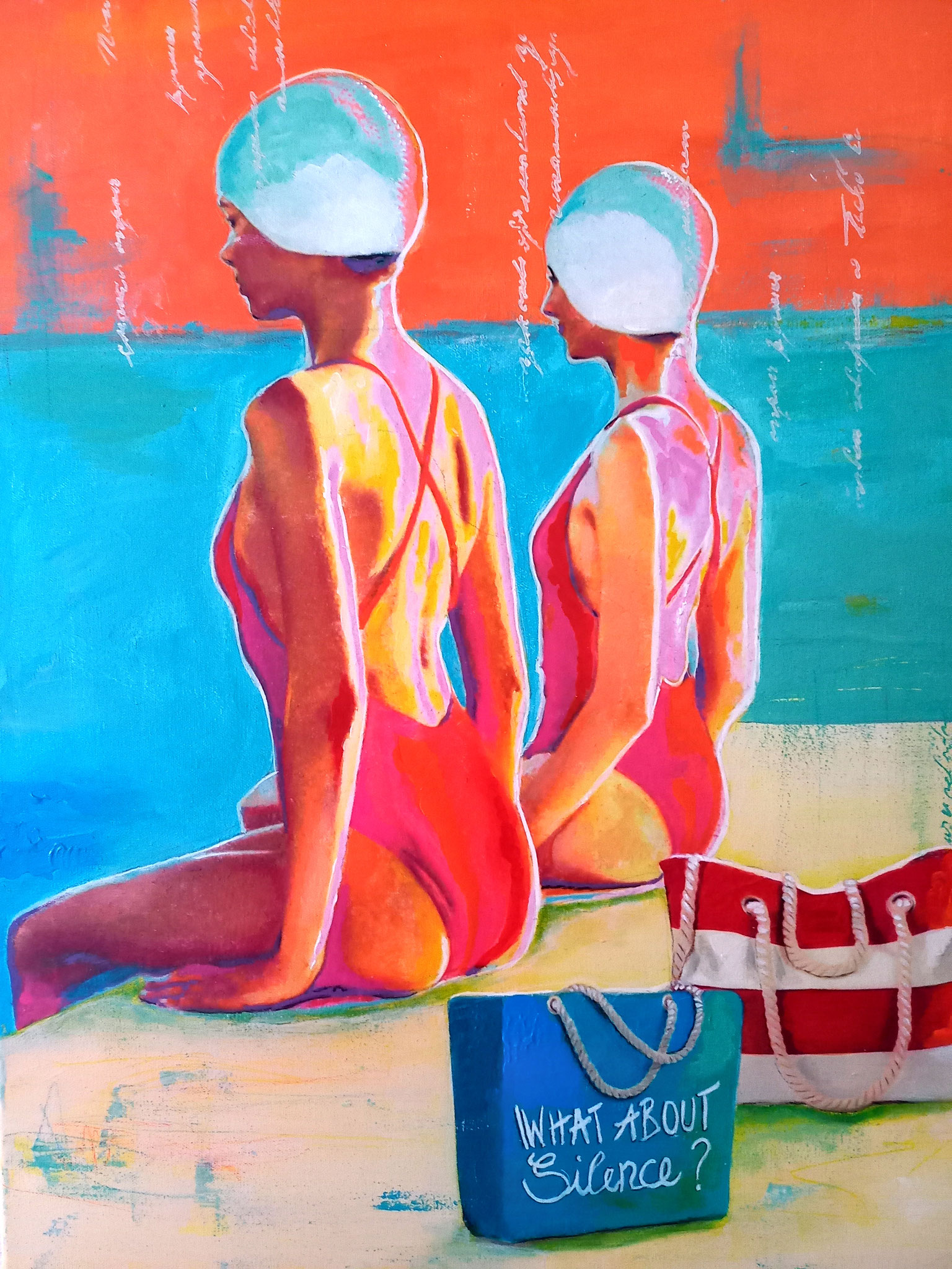 Detail die Badenden VII