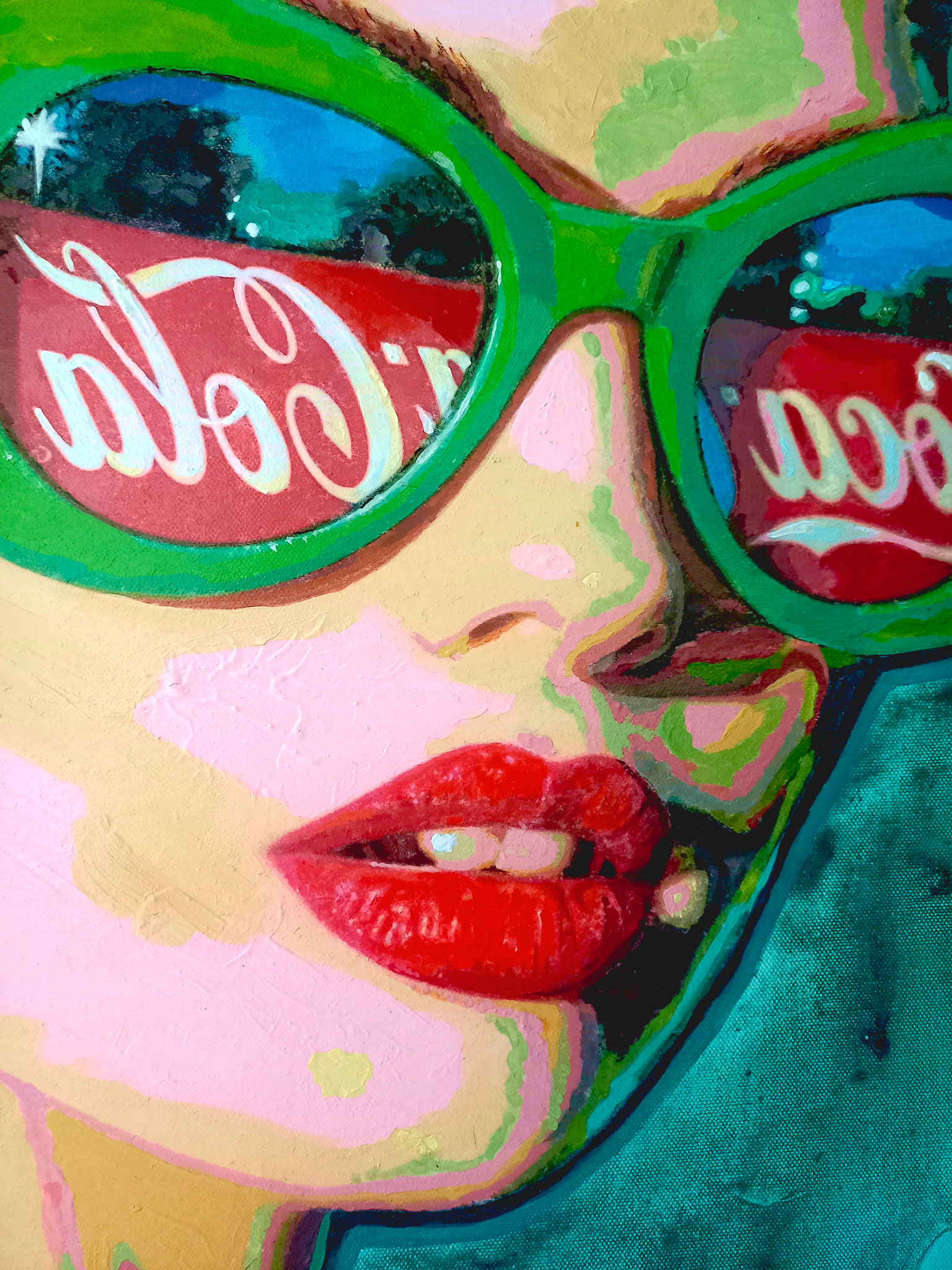 Detail "fleeting moment"