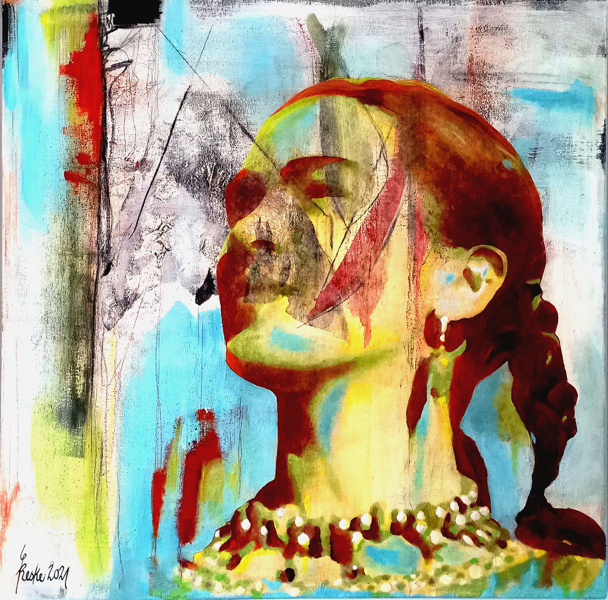 Frida I - 80x80 cm - 3800 € - 3 INTERNATIONALE KUNSTPREISE