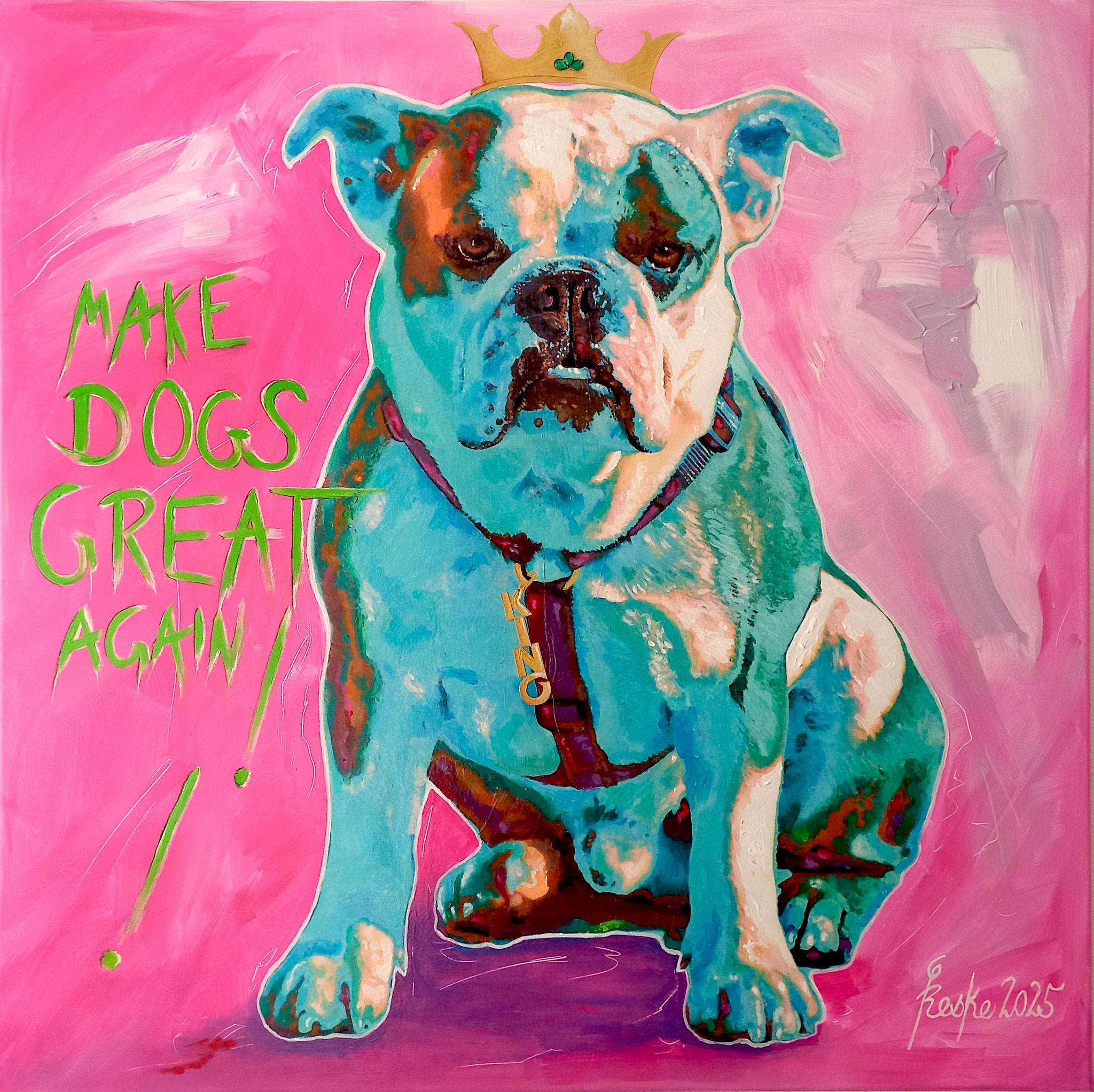 Mr. Wilson I - 90x90 cm, Preis: 3500 €