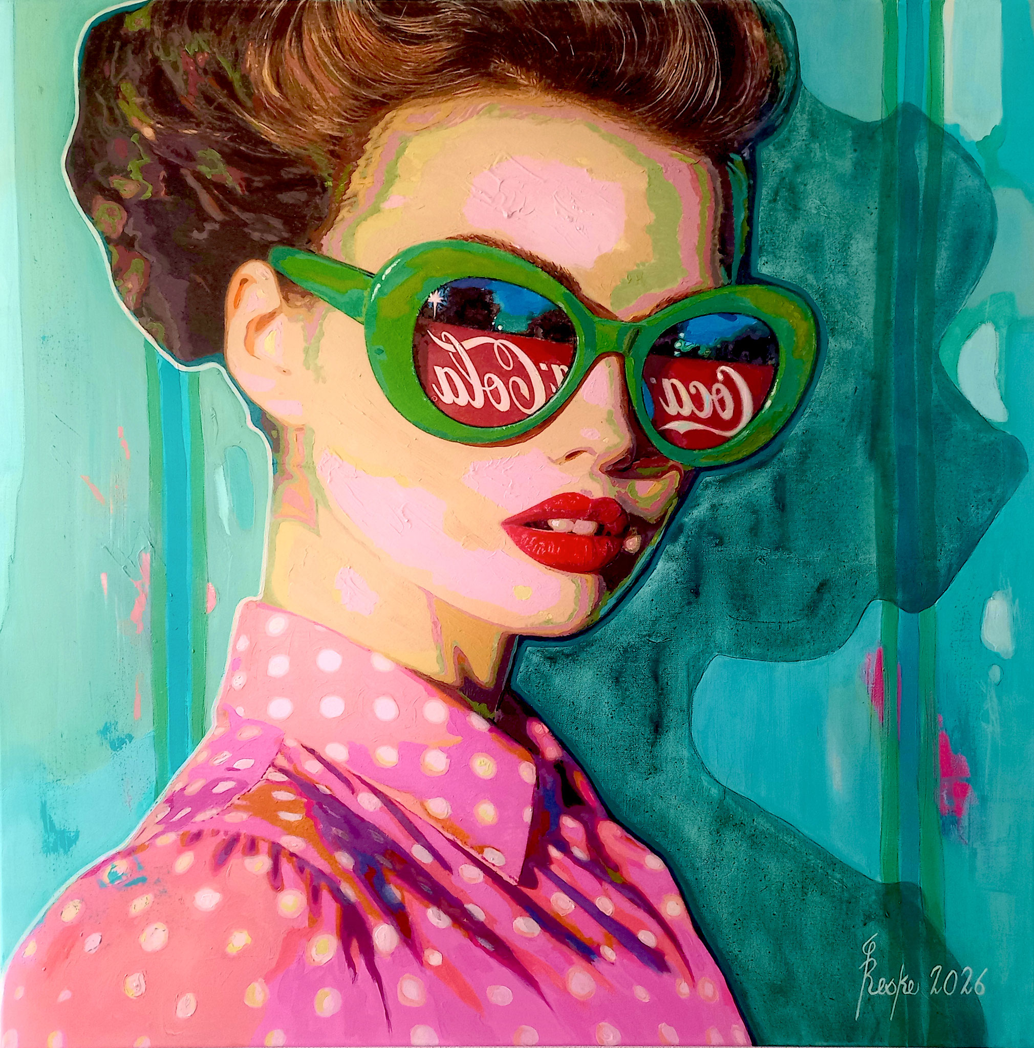 fleeting moment - no regrets, 1968 - 100x100 cm, 3600 €