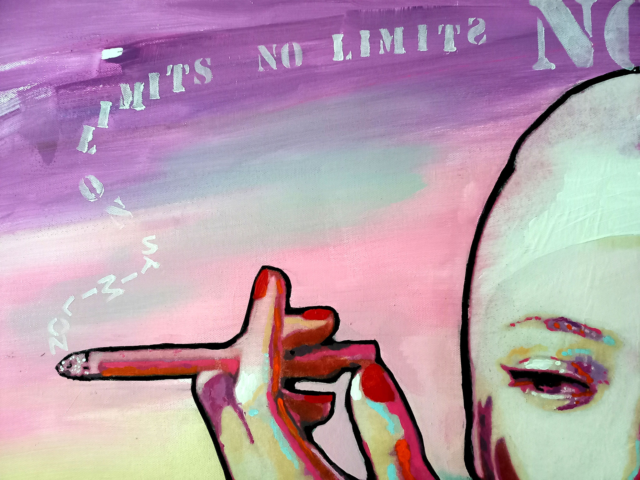 Die Badende XIV - Detail