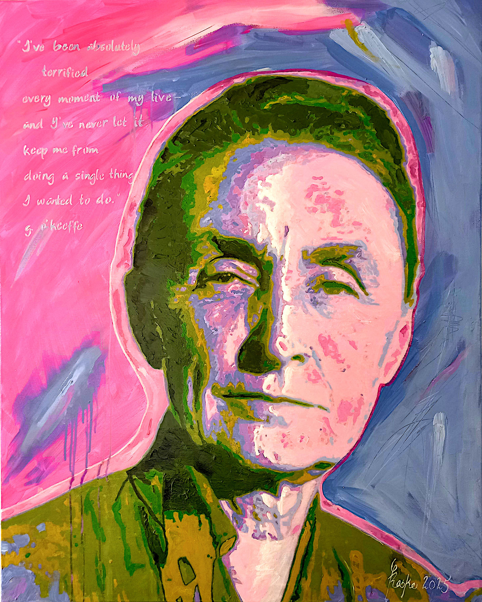 Georgia O'Keeffe - 80x100 cm - Preis 3200 €