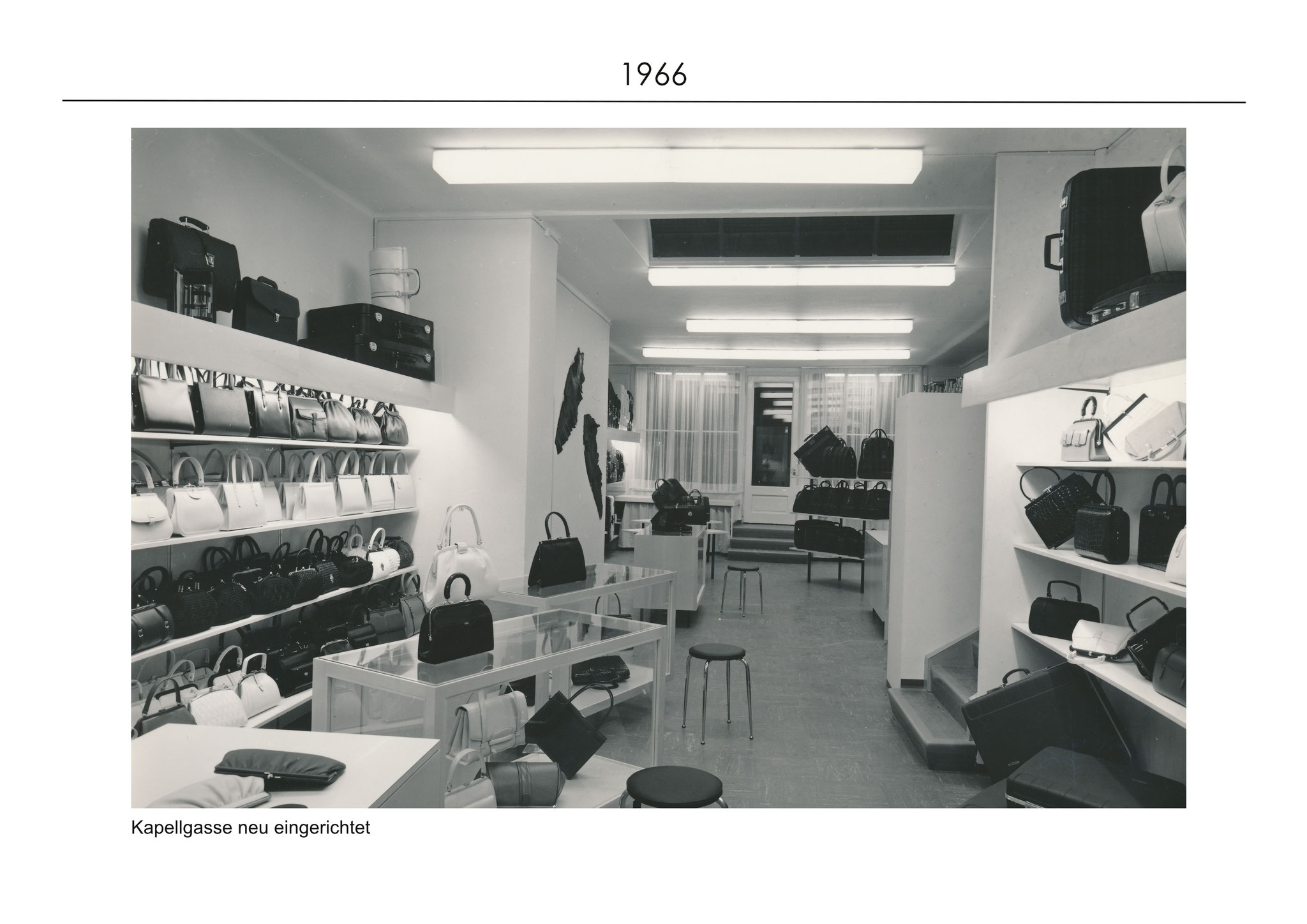 1966 Foto von der neuen Kapellgasse