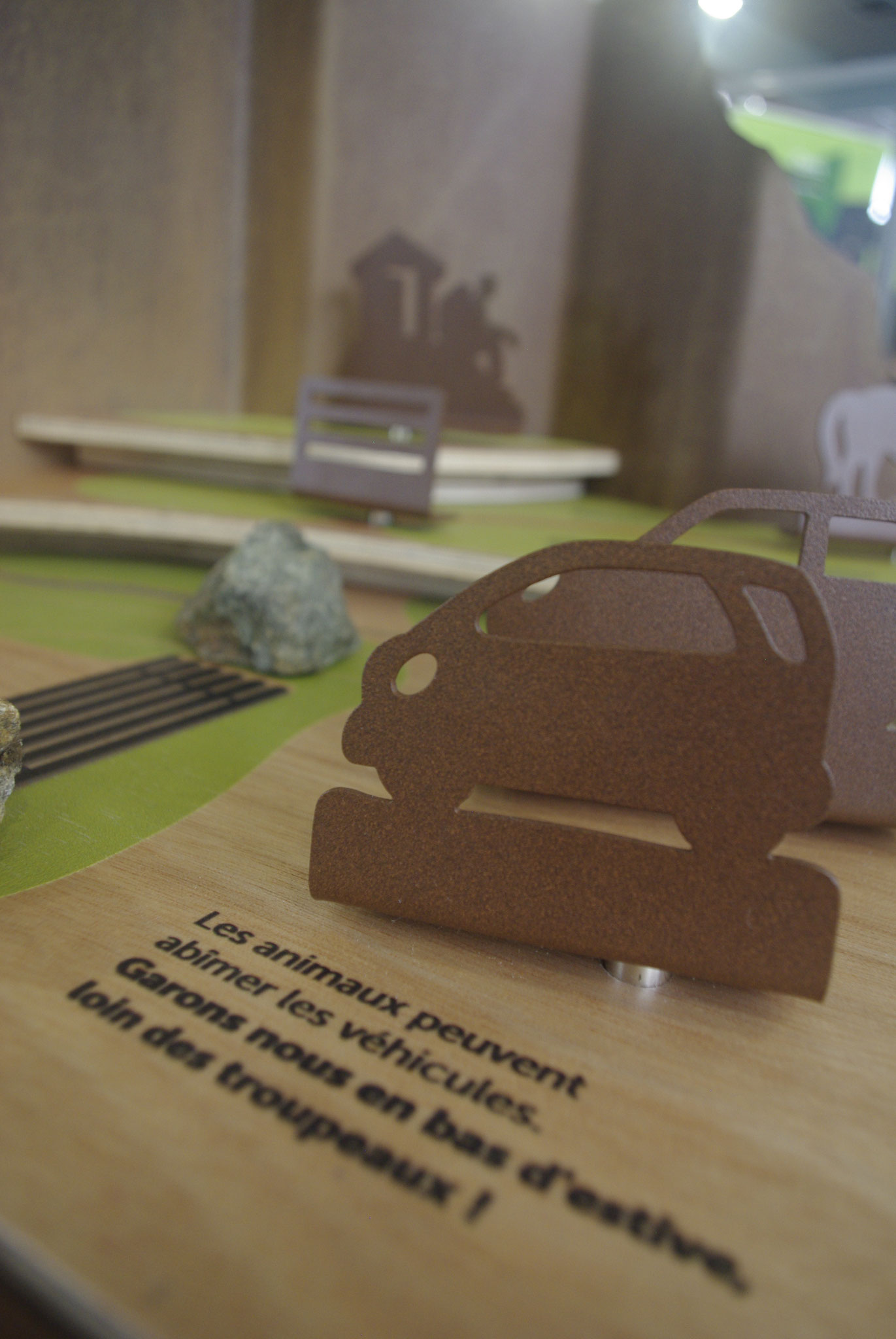 Maquette "multiusage de la montagne"