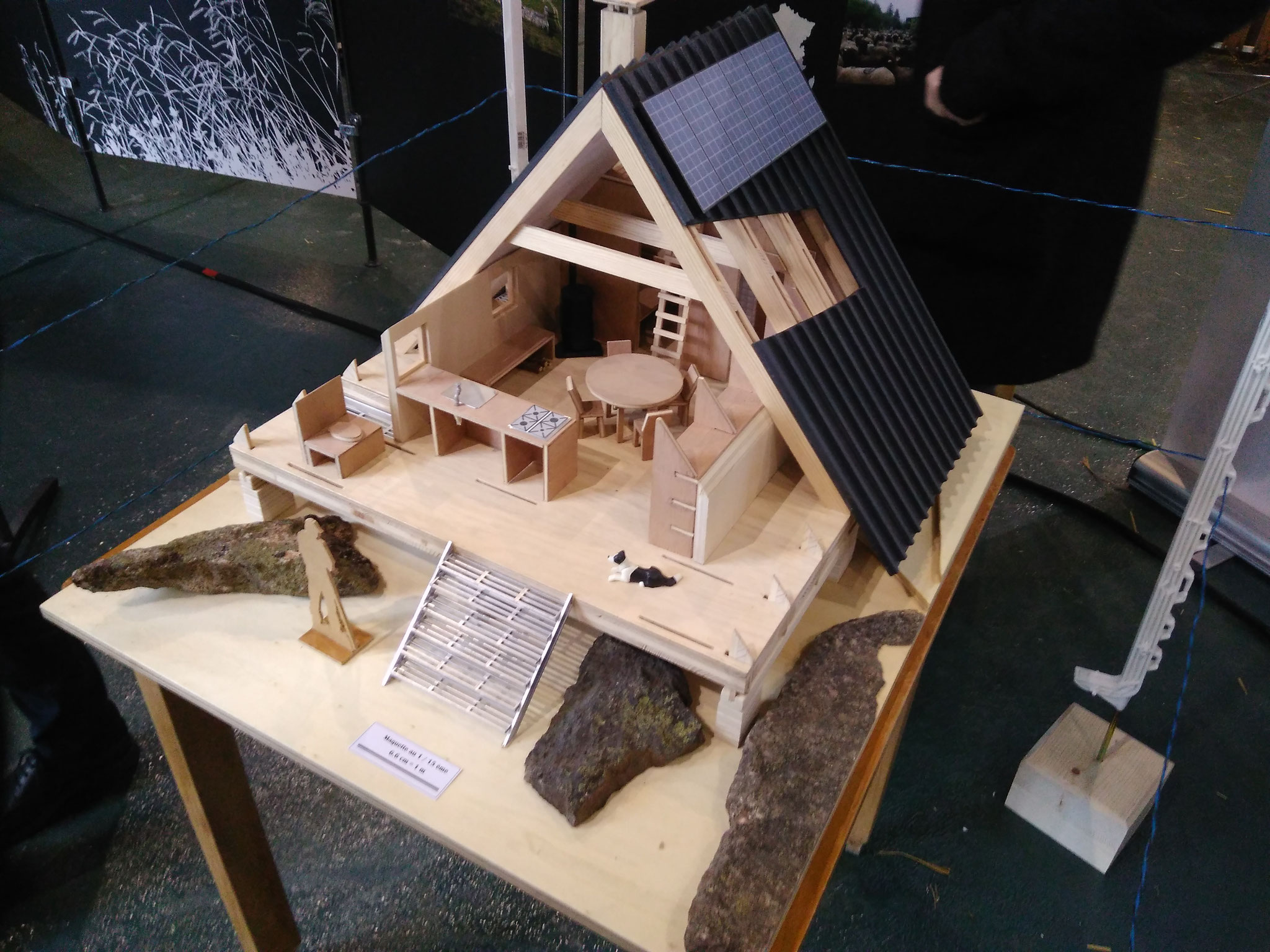Maquette expo cabanes