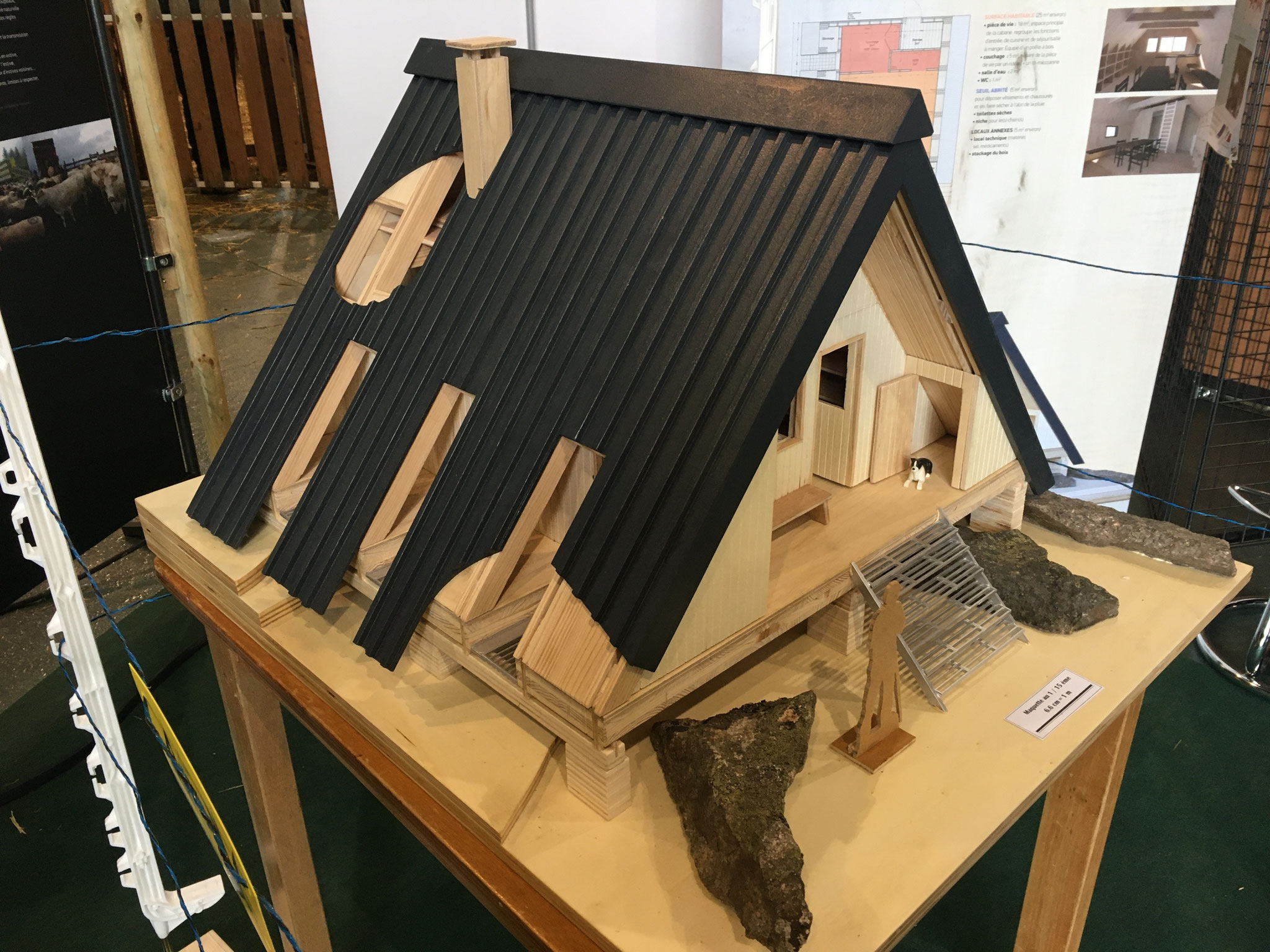 Maquette expo cabanes