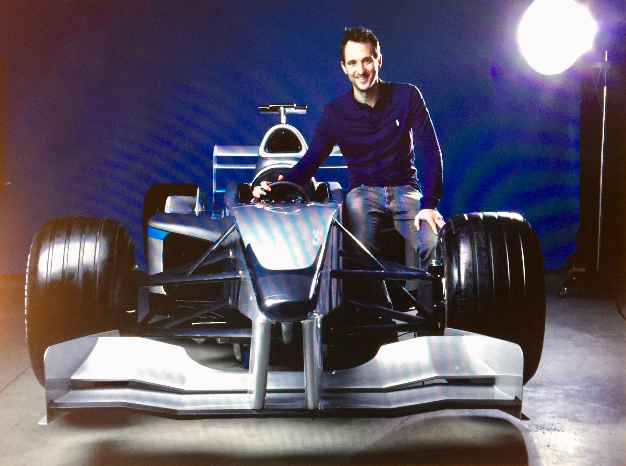 Formel Showcar Replica mieten für Filmaufnahmen und Fotosooting