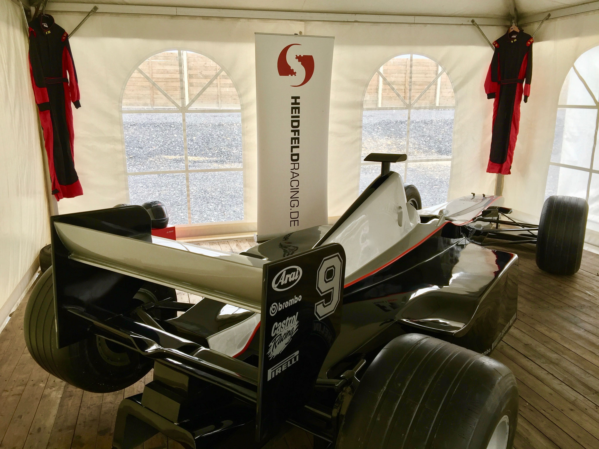 Formel Showcar Replica mieten für Filmaufnahmen und Fotosooting