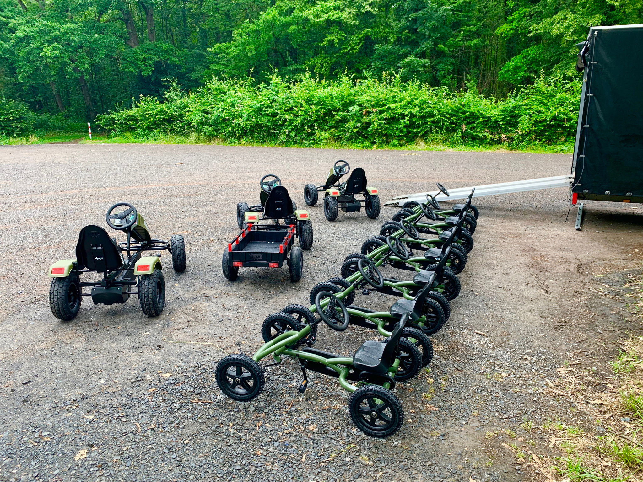 Pedalkart Go-Kart Köln Dünnwald, www.Kindergeburtstag-Buchen.de