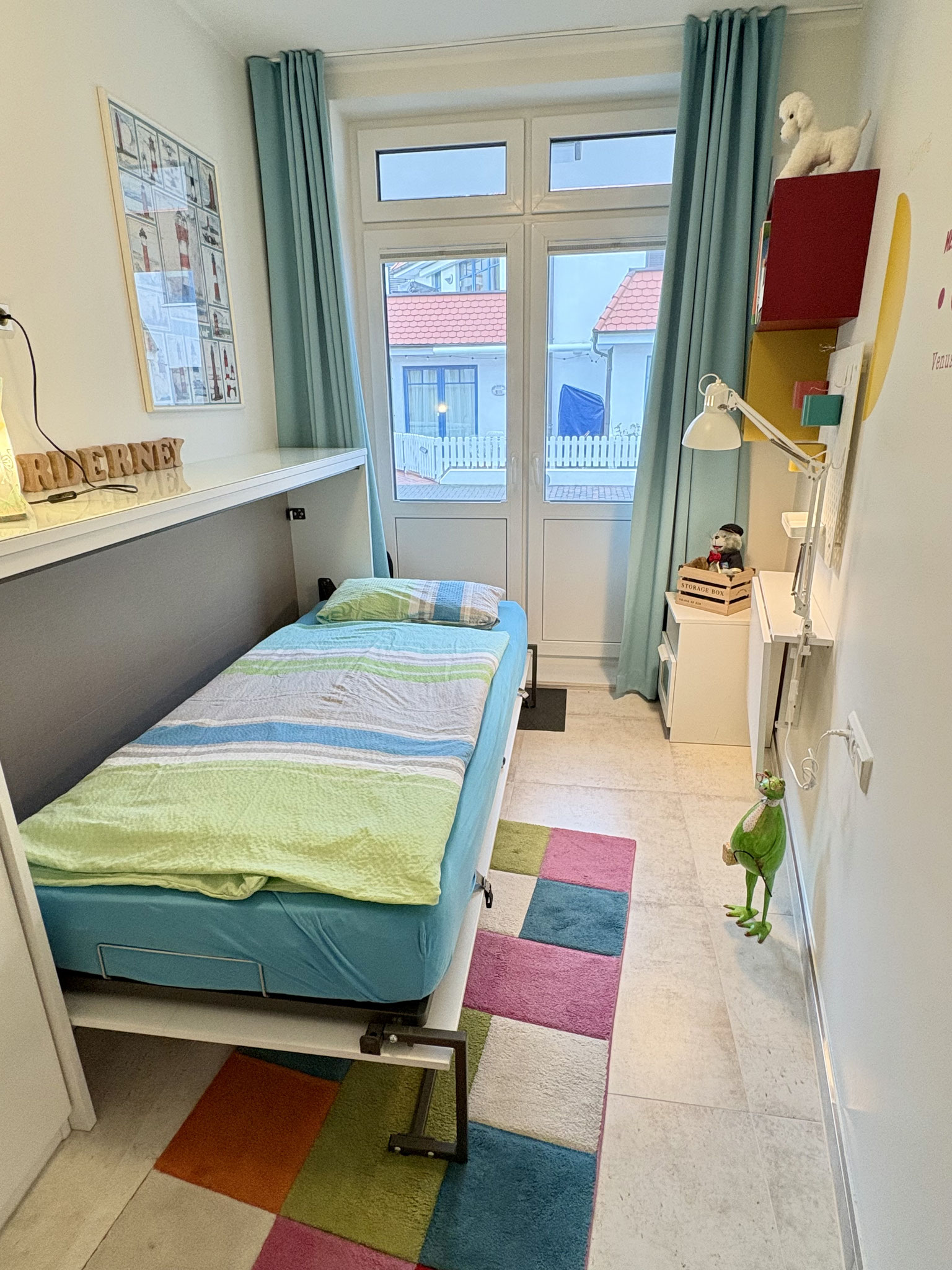 Bett ausgeklappt 90x200 