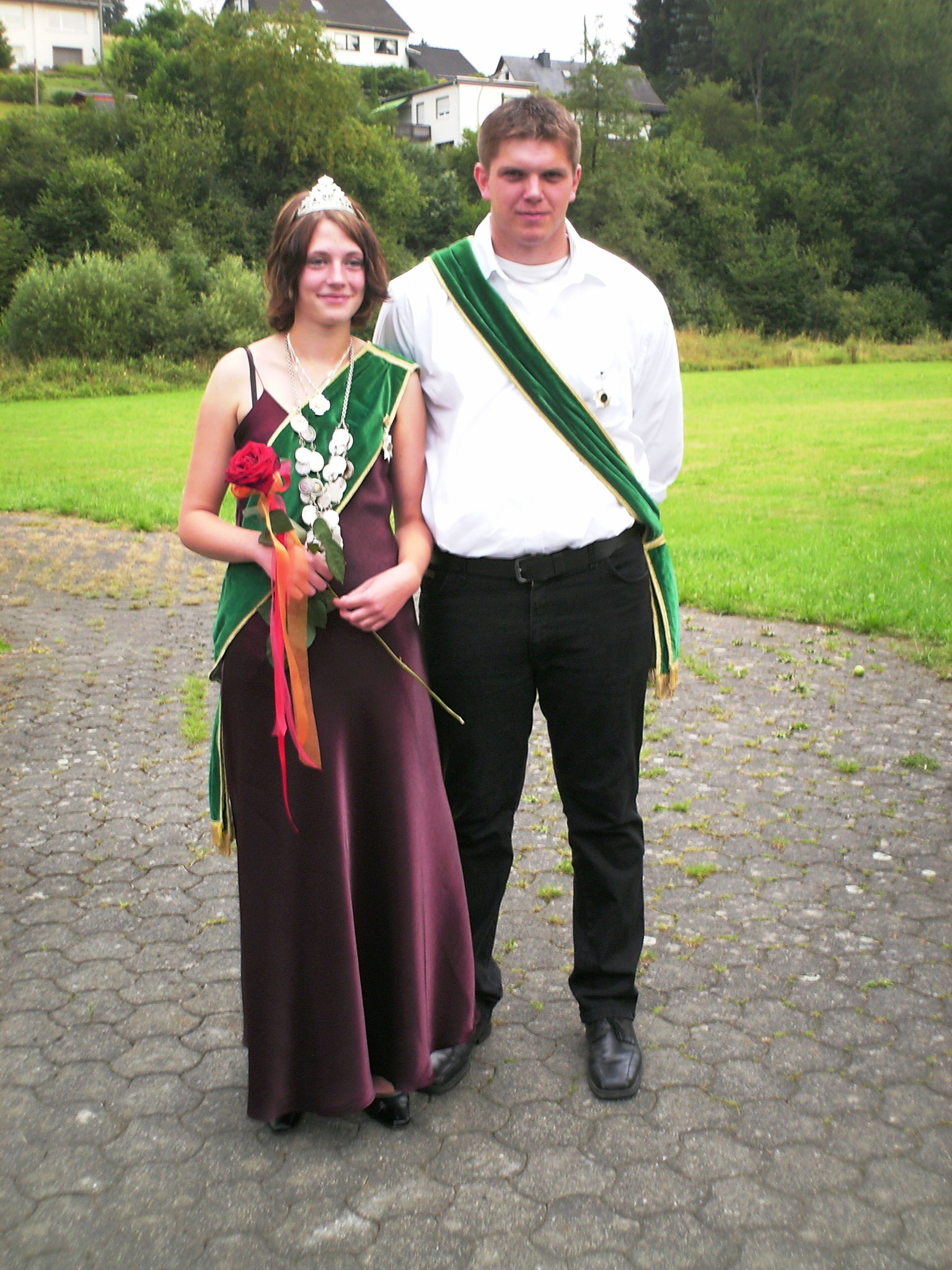 Jungschützenkönigspaar 2006: Angela Kufner und Prinzregent Friedrich August Dörr