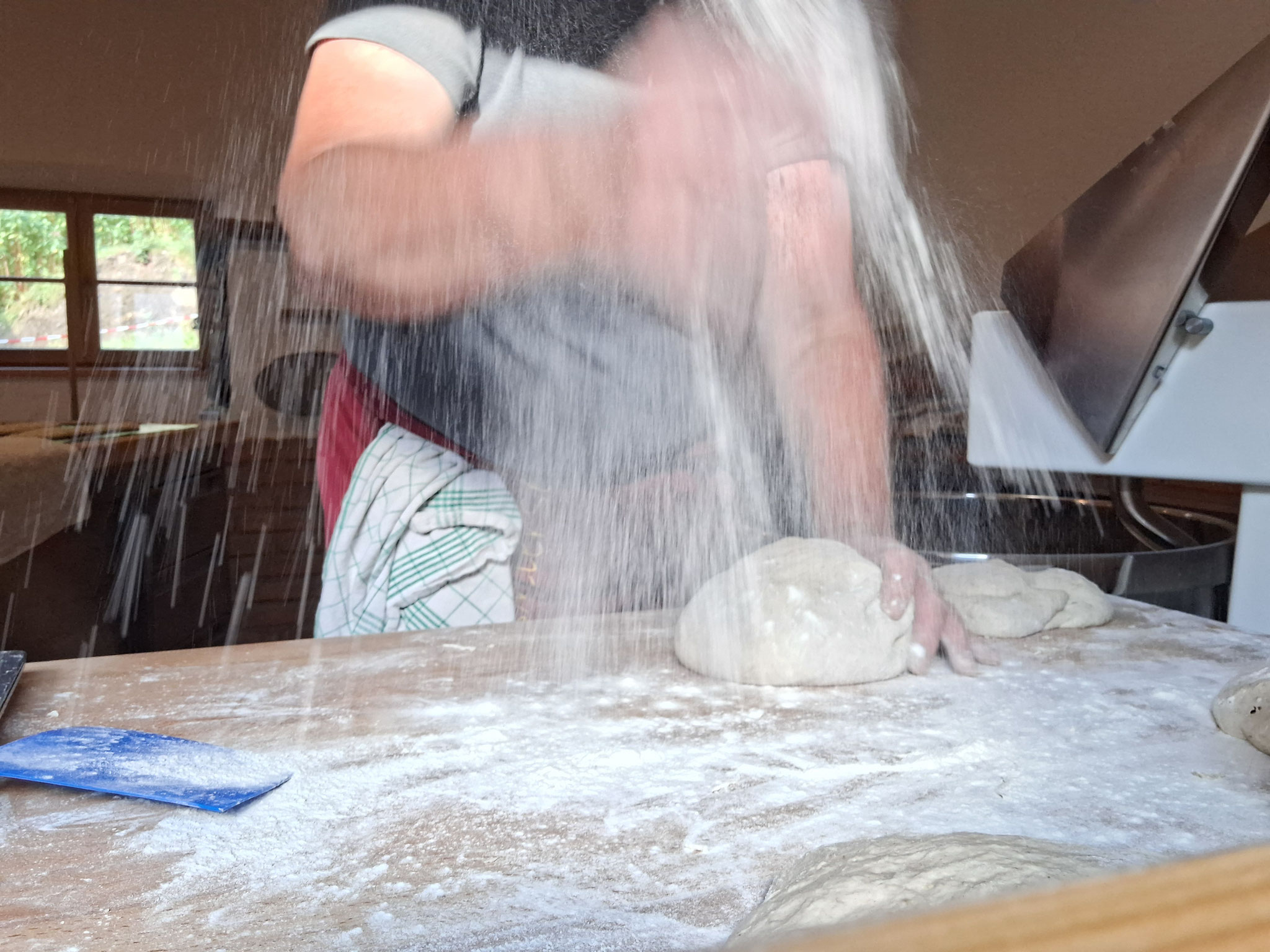 Brotkneten macht Spass