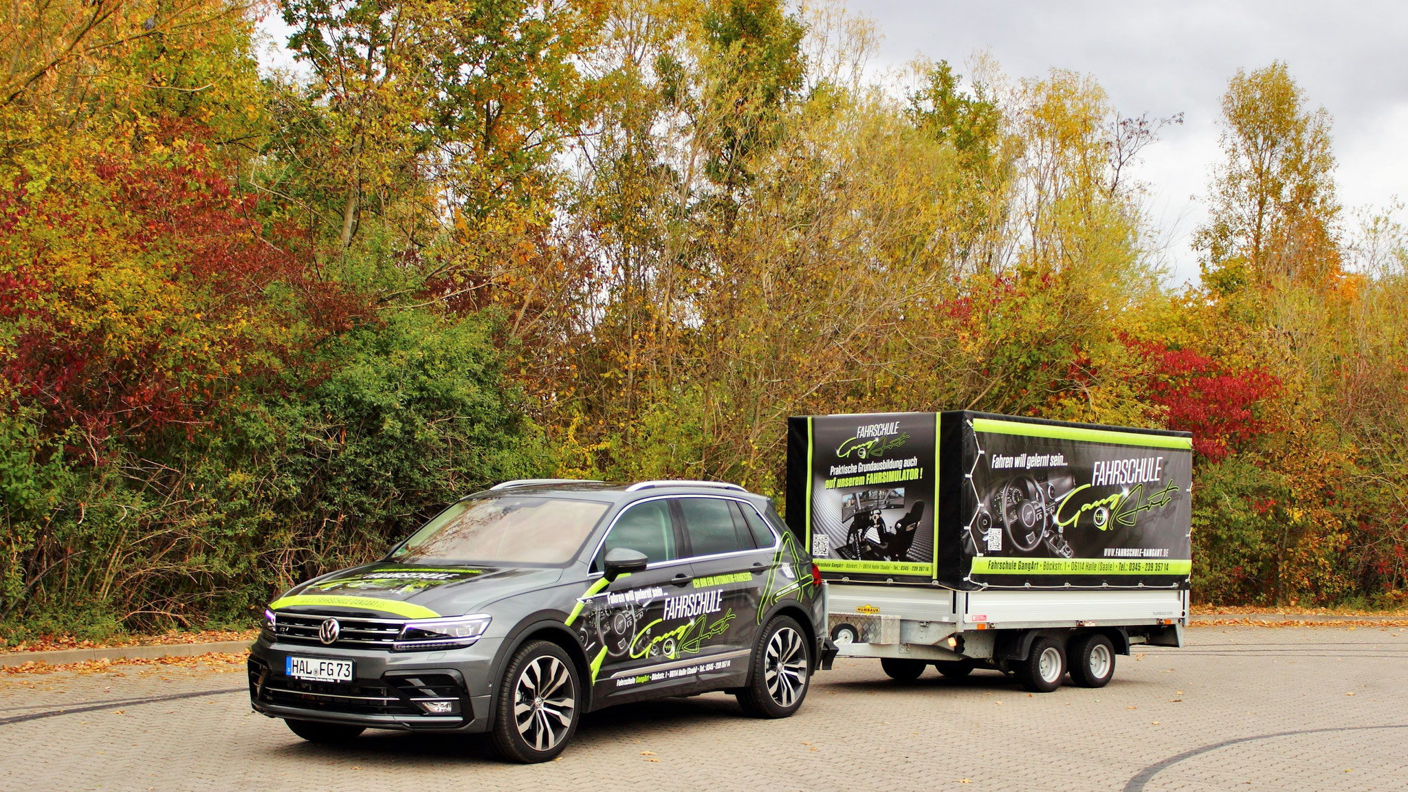 VW Tiguan (Automatik) & Anhänger für die BE-Ausbildung