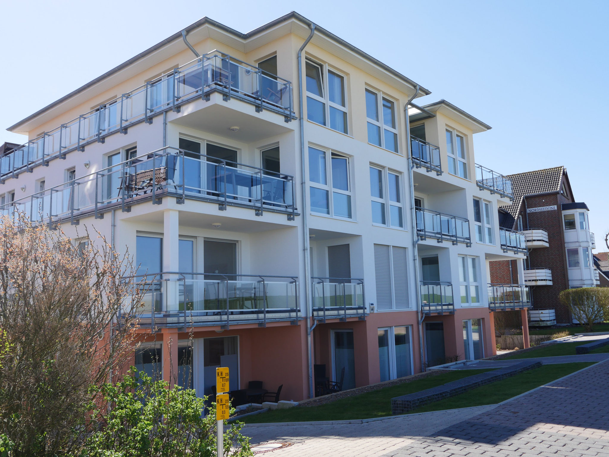 Die Residenz Windjammer in direkter Strandlage